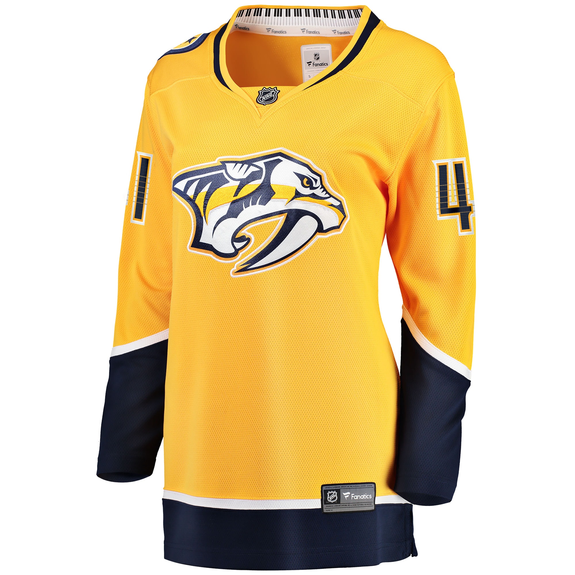 Nicolas Hague Nashville Predators Fanatics Women’s Home Breakaway Jersey – Gold Clowdercats