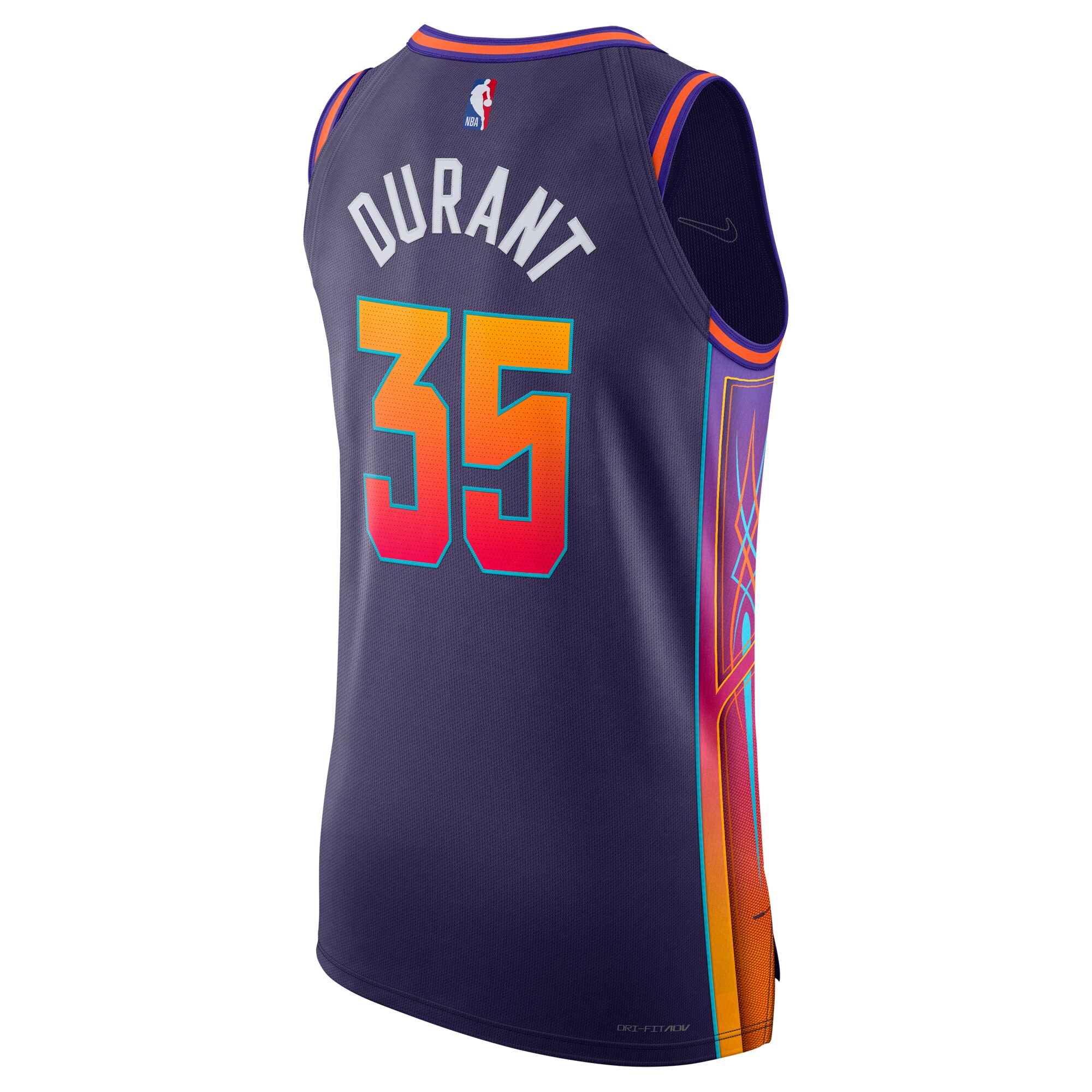 Nike Kevin Durant Phoenix Suns Authentic Jersey – City Edition – Purple Clowdercats