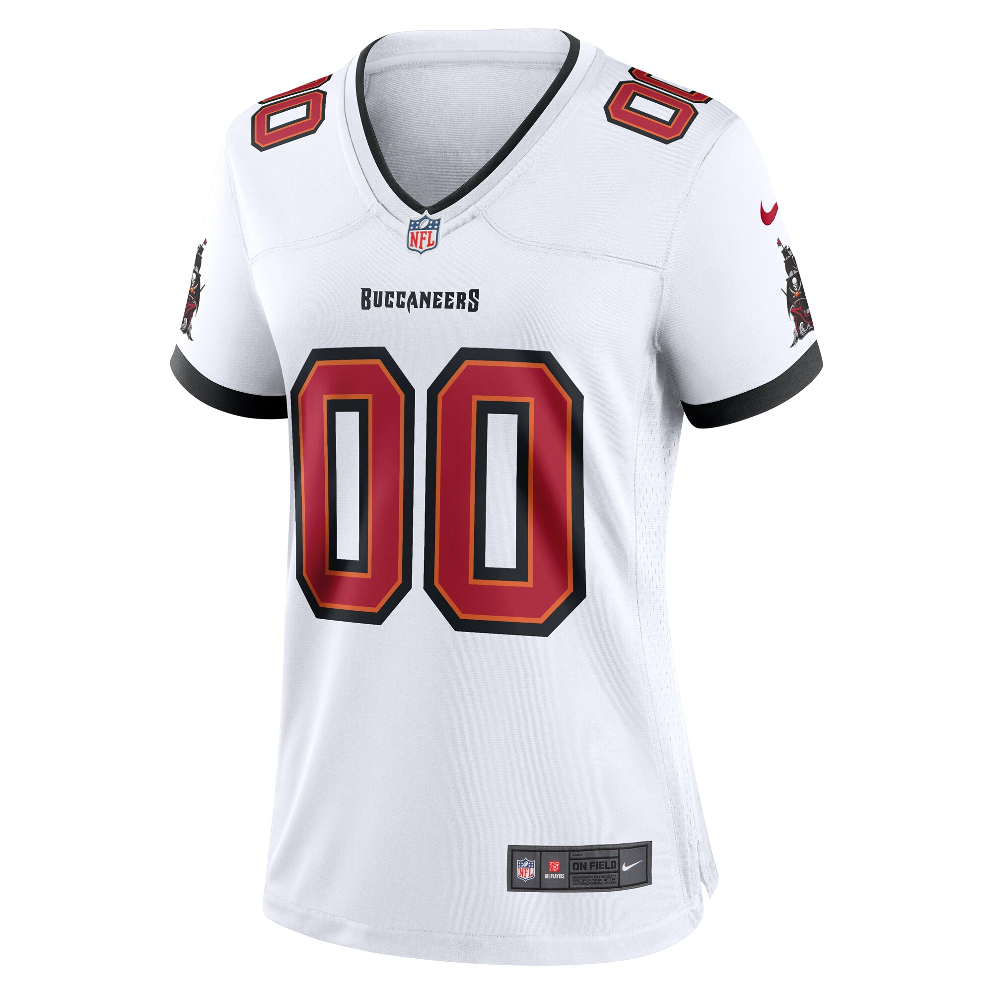 Nike Tampa Bay Buccaneers Women’s Custom Game Jersey – White Clowdercats