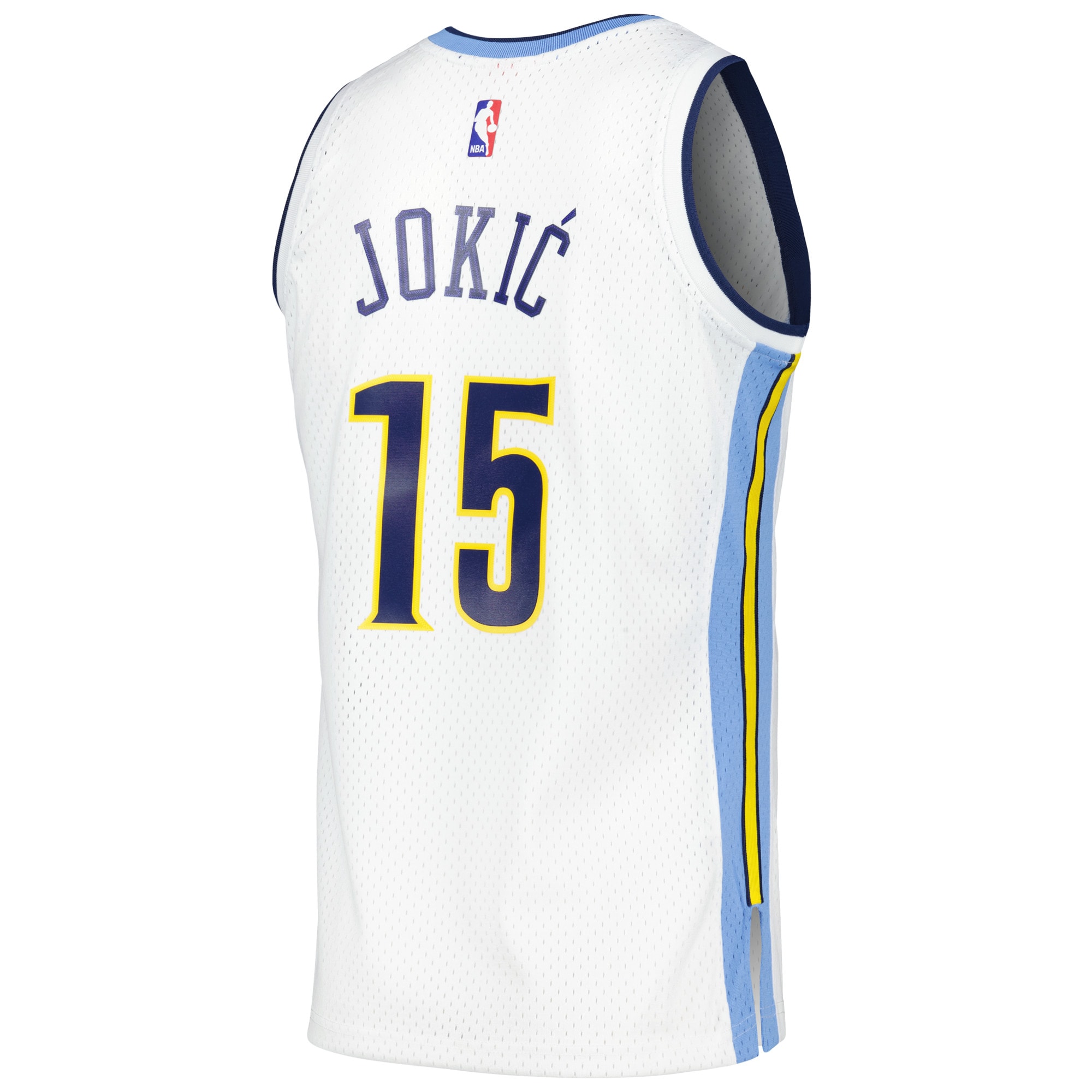 Nikola Jokic Denver Nuggets Mitchell & Ness 2016/17 Throwback Swingman Jersey – White Clowdercats
