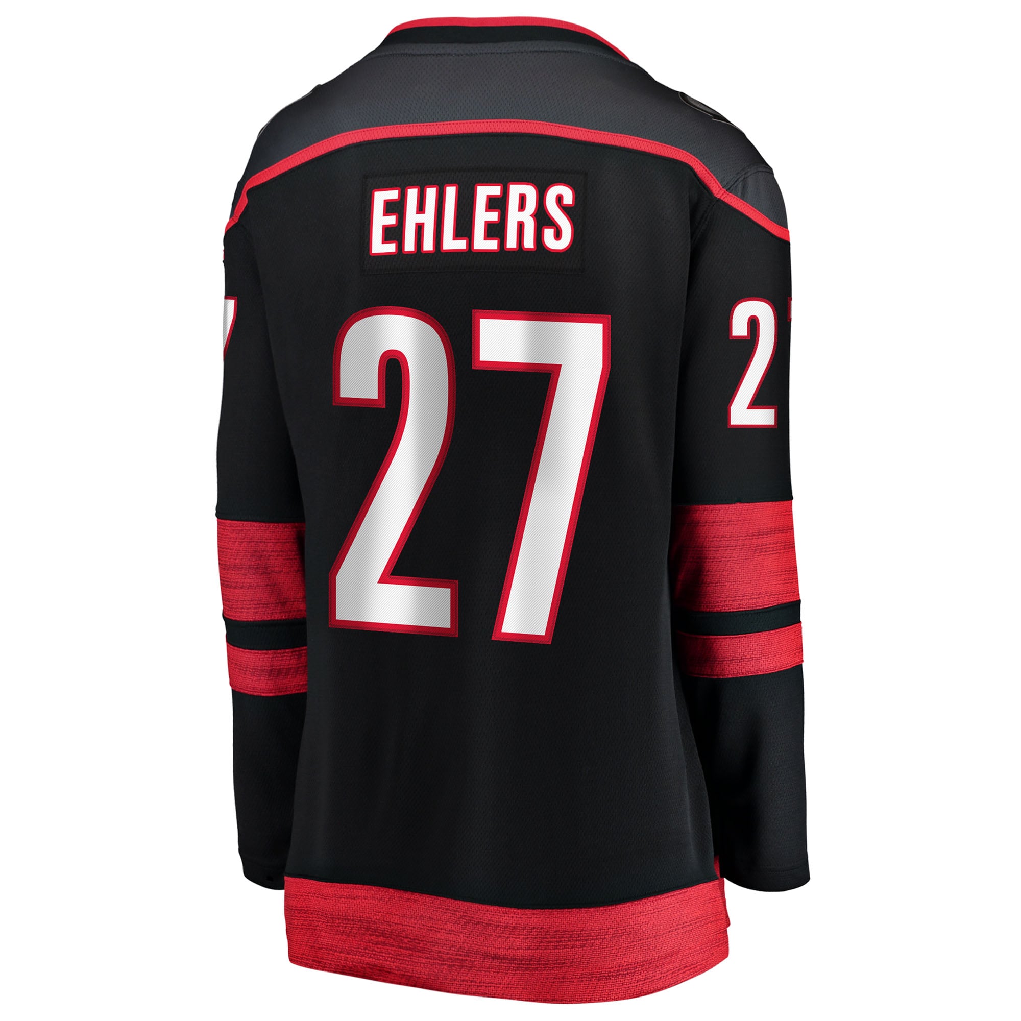 Nikolaj Ehlers Carolina Hurricanes Fanatics Women’s Home Breakaway Jersey – Black Clowdercats