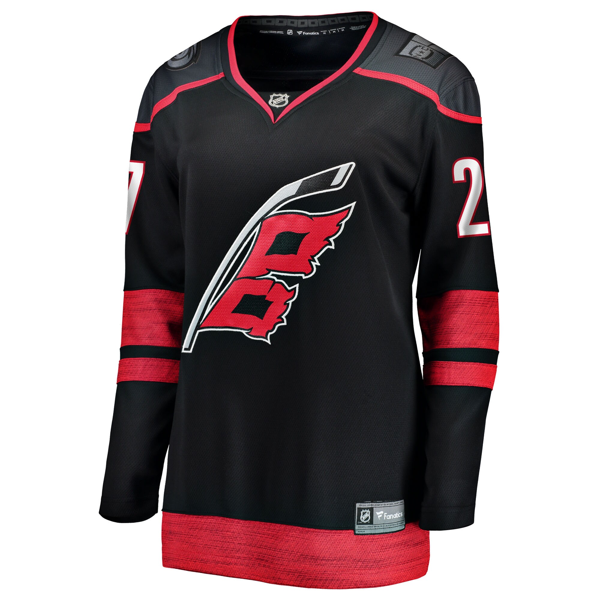 Nikolaj Ehlers Carolina Hurricanes Fanatics Women’s Home Breakaway Jersey – Black Clowdercats