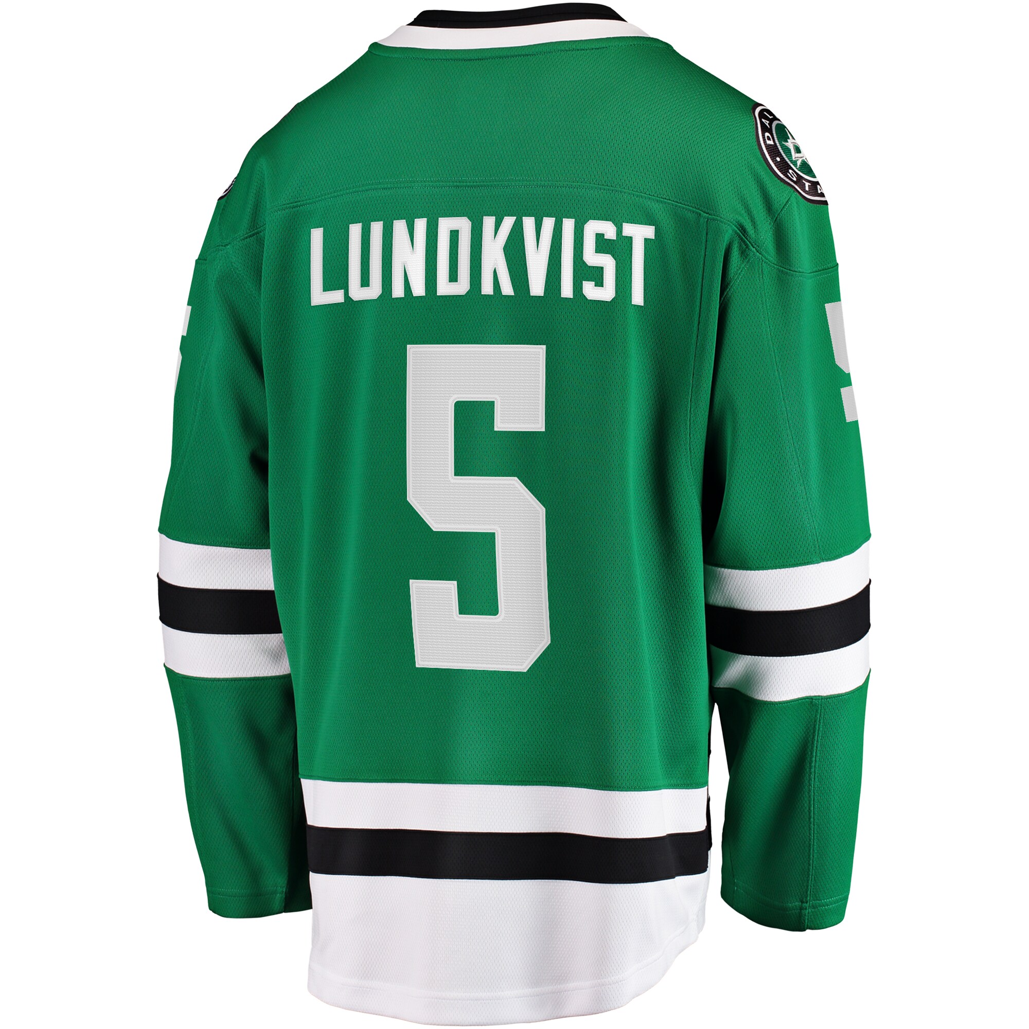 Nils Lundkvist Dallas Stars Fanatics Home Premier Breakaway Player Jersey – Kelly Green Clowdercats
