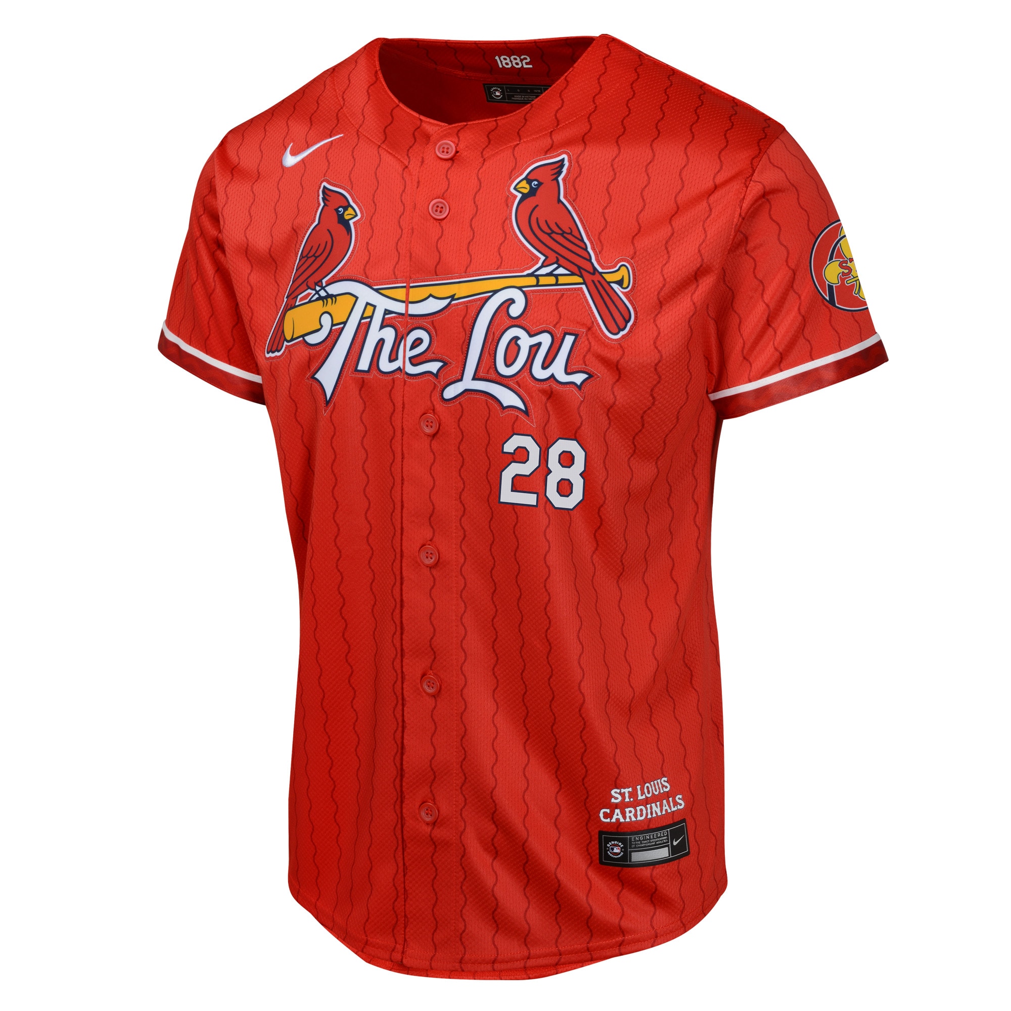 Nolan Arenado St. Louis Cardinals Nike Youth 2024 City Connect Limited Player Jersey – Red