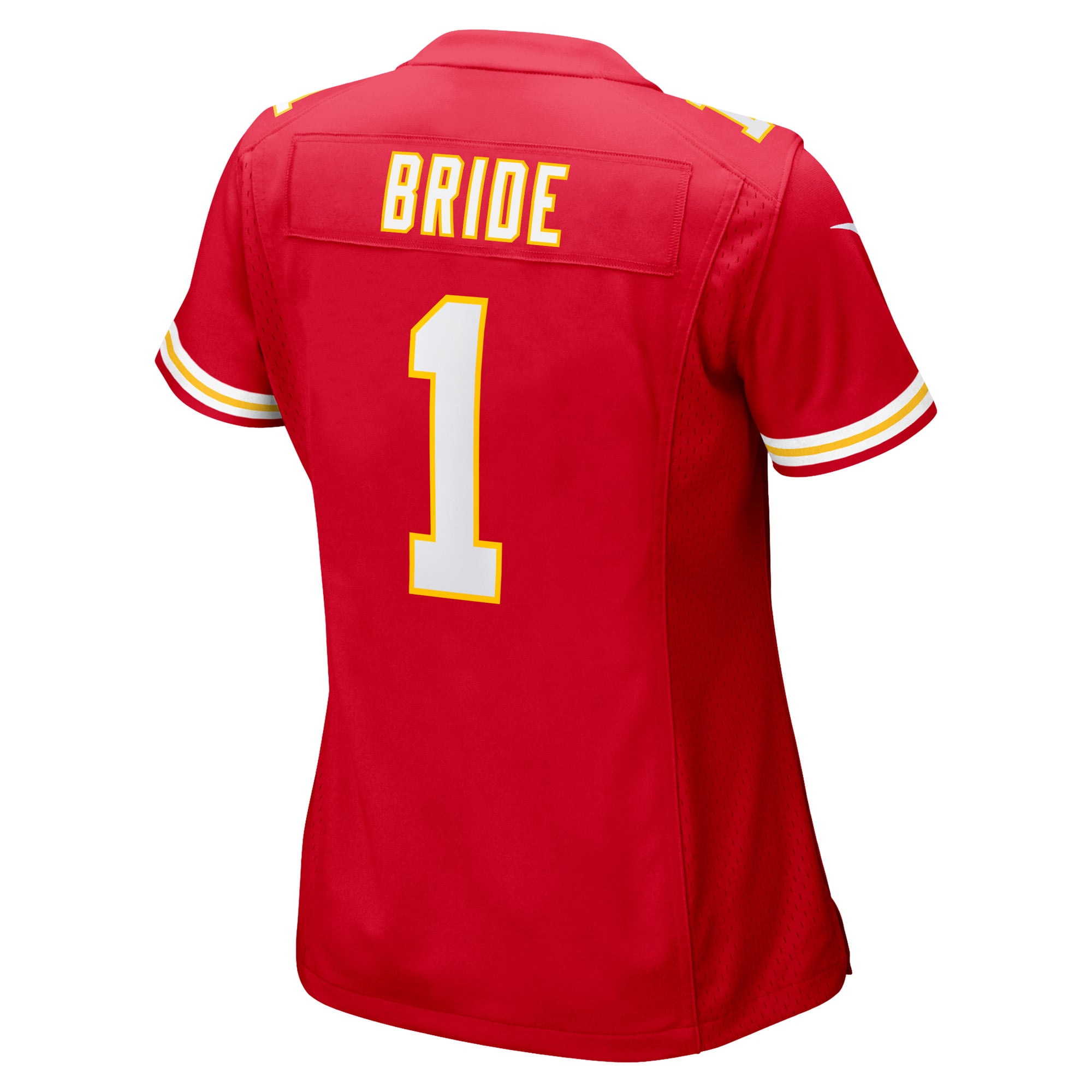 Number 1 Bride Kansas City Chiefs Nike Women’s Game Jersey – Red Clowdercats