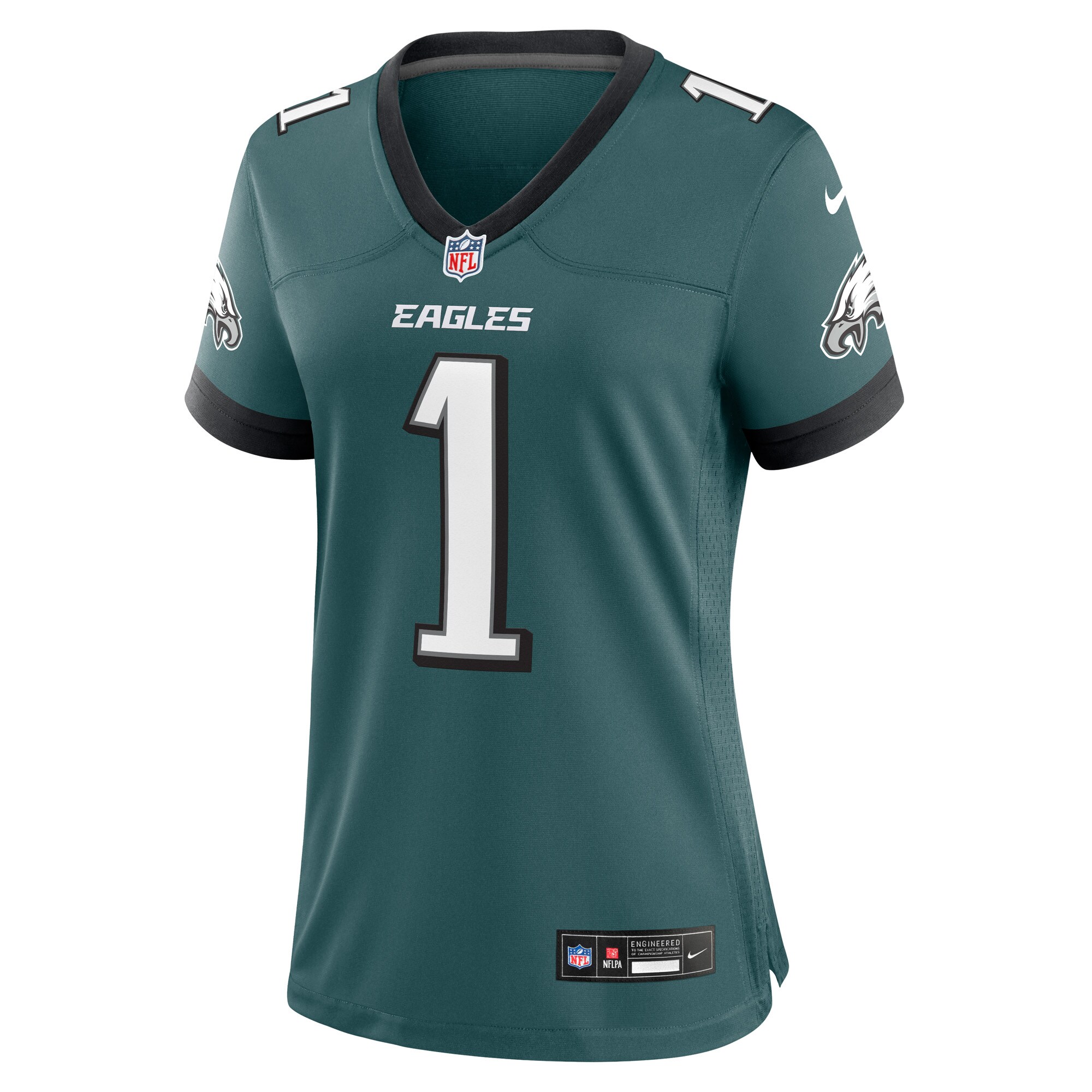 Number 1 Bride Philadelphia Eagles Nike Women’s Game Jersey – Midnight Green Clowdercats