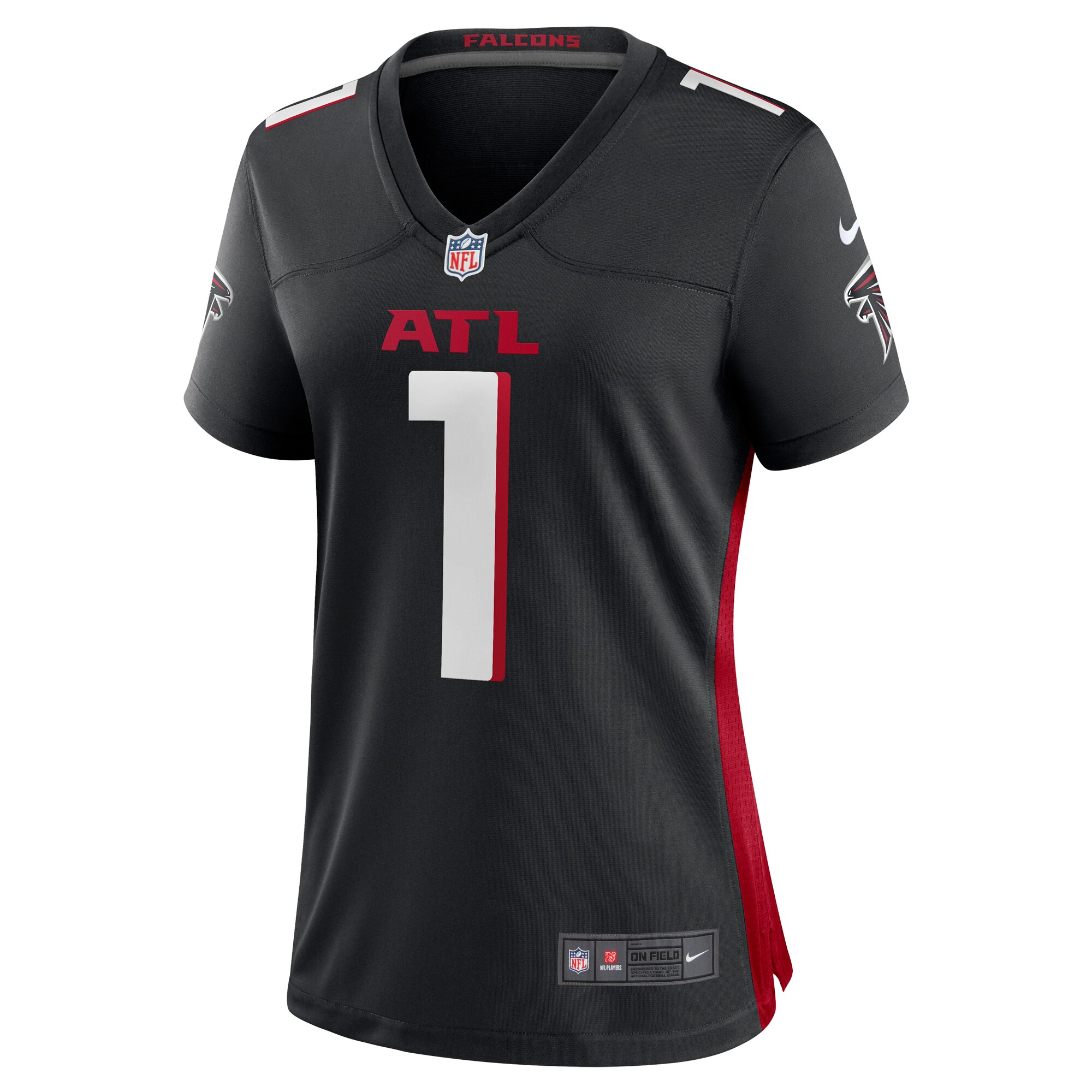 Number 1 Mom Atlanta Falcons Nike Women’s Game Jersey – Black Clowdercats