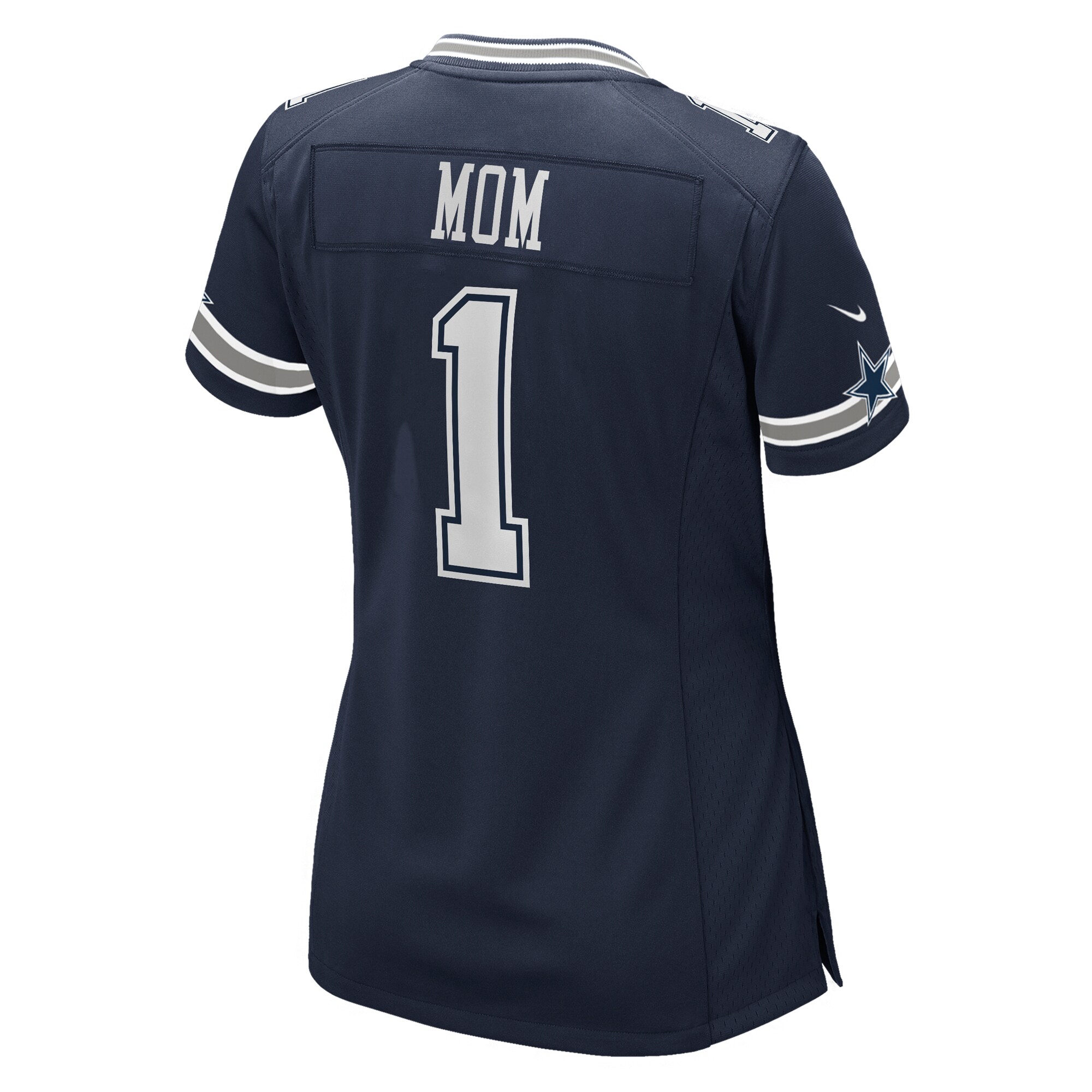 Number 1 Mom Dallas Cowboys Nike Women’s Game Jersey – Navy Clowdercats