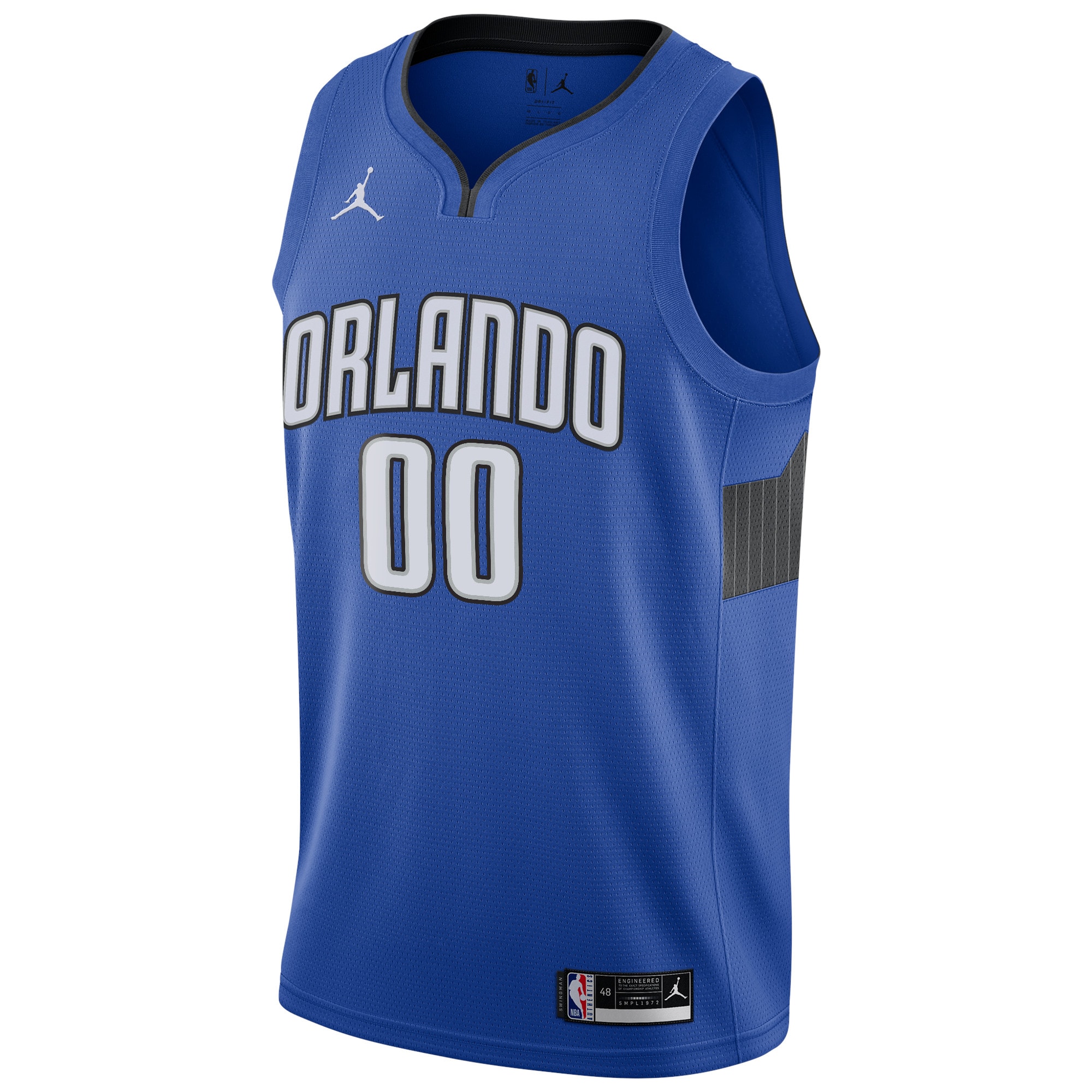 Orlando Magic Jordan Brand Swingman Custom Jersey – Statement Edition – Blue Clowdercats