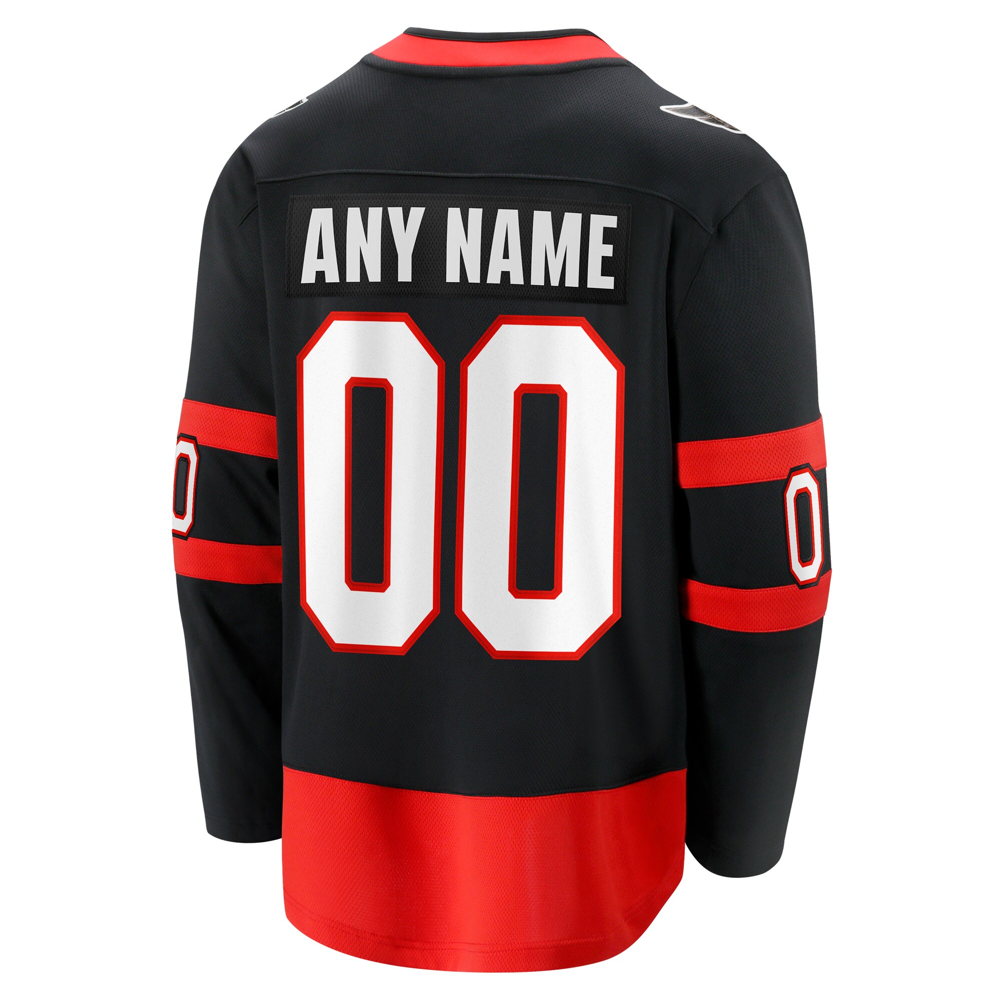 Ottawa Senators Fanatics Home Custom Breakaway Jersey – Black Clowdercats