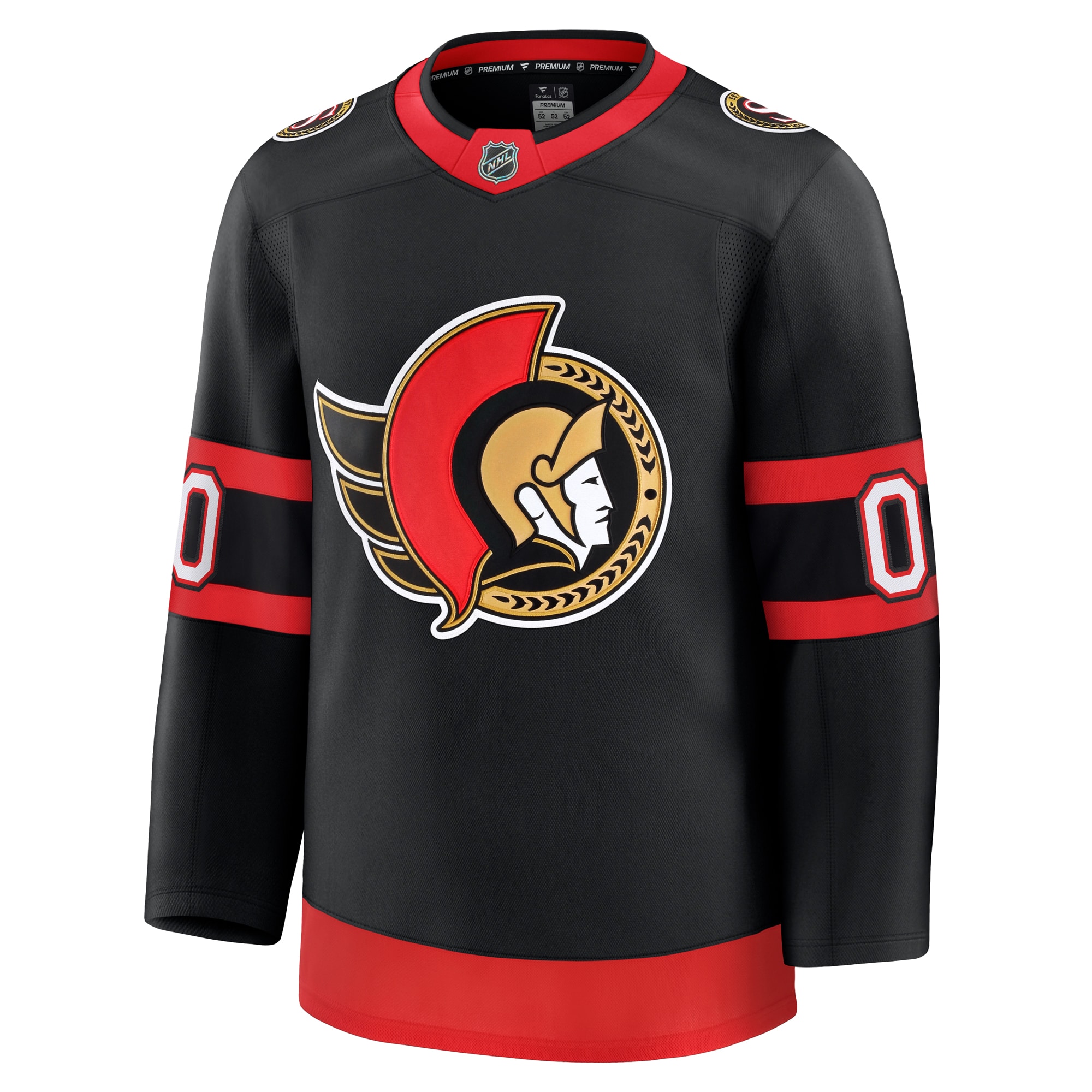 Ottawa Senators Fanatics Home Premium Custom Jersey – Black Clowdercats
