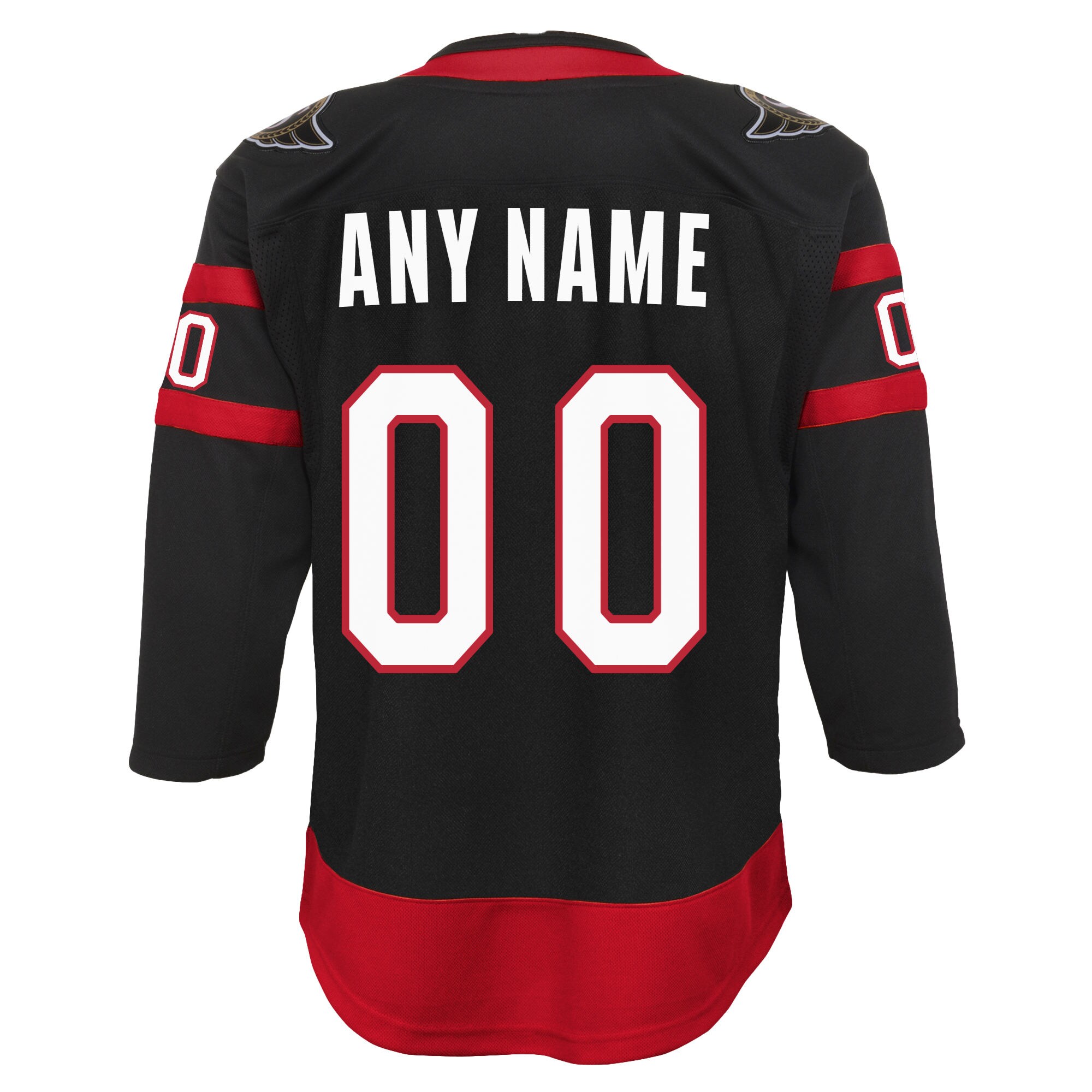 Ottawa Senators Youth Home Custom Premier Jersey – Black Clowdercats