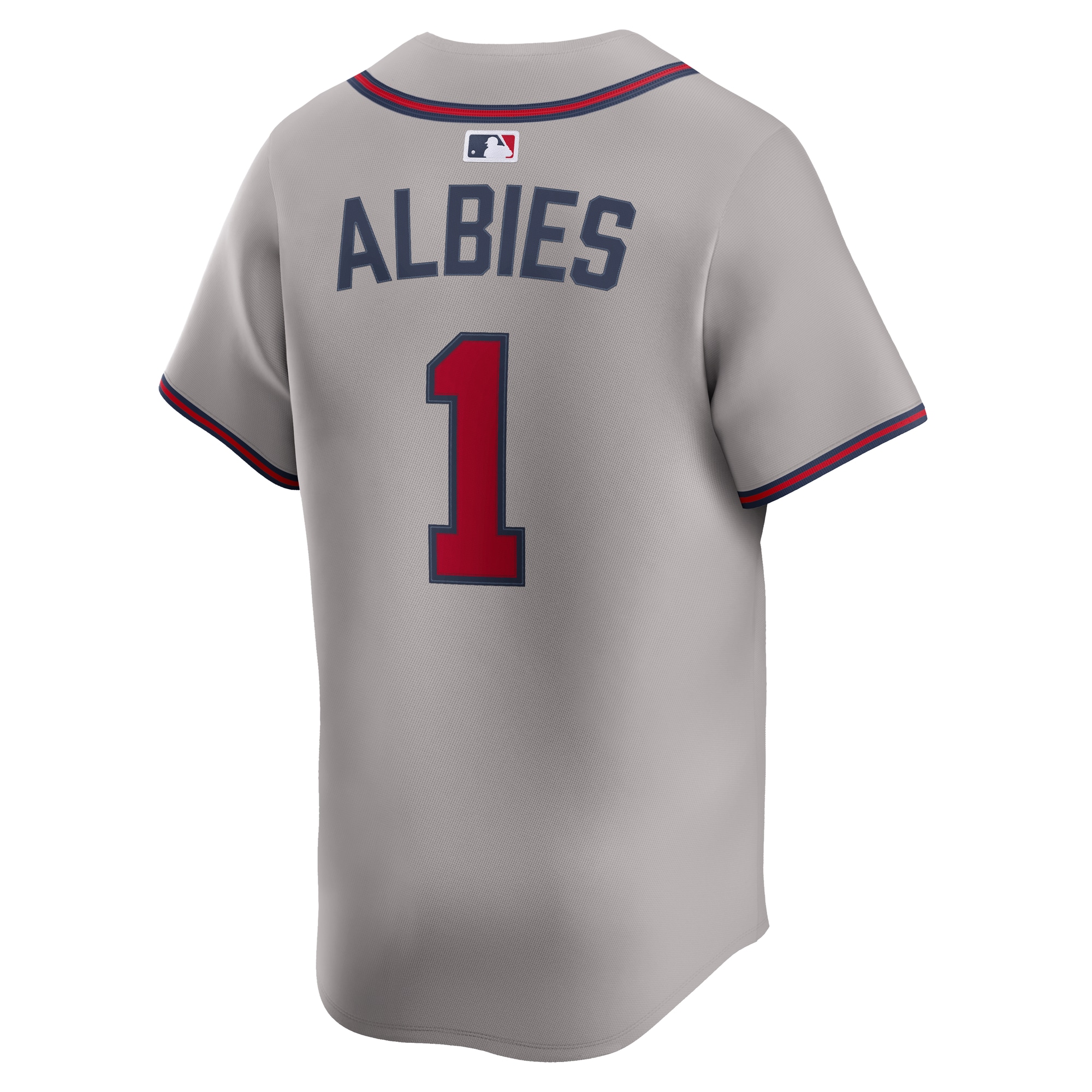Ozzie Albies Atlanta Braves Nike Road Limited Player Jersey – Gray