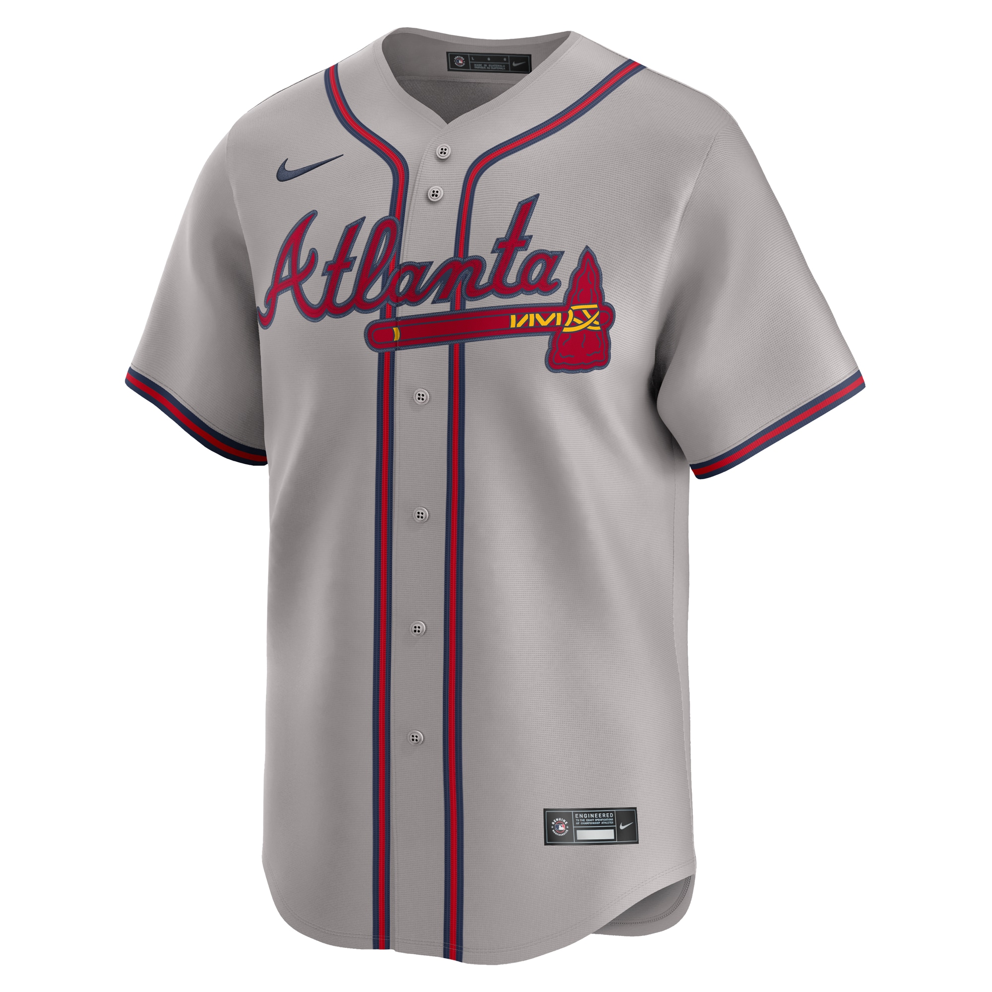 Ozzie Albies Atlanta Braves Nike Road Limited Player Jersey – Gray