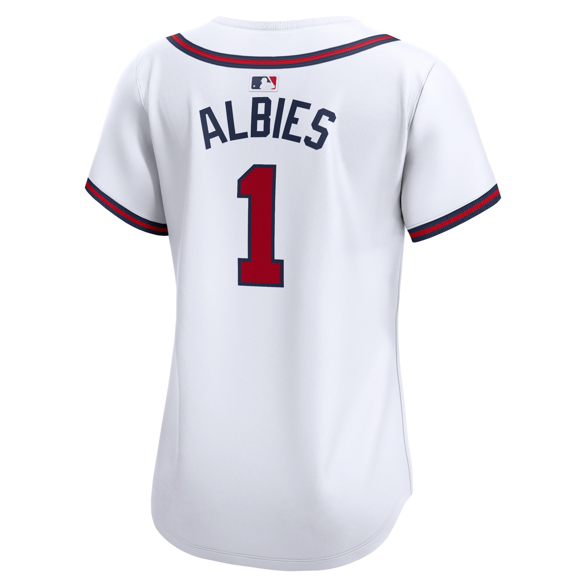 Ozzie Albies Atlanta Braves Nike Women’s Home Limited Player Jersey – White