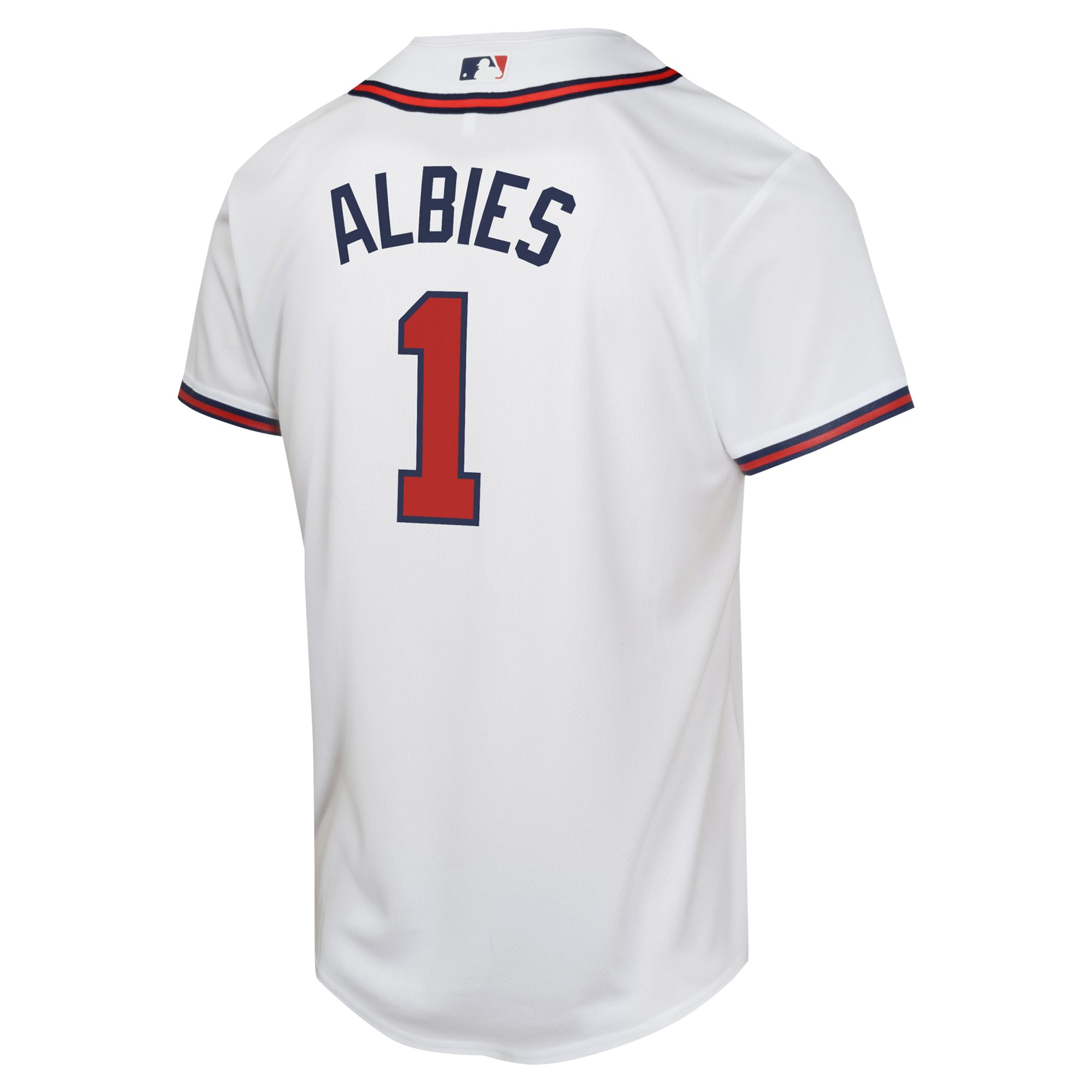 Ozzie Albies Atlanta Braves Nike Youth Home Game Player Jersey – White