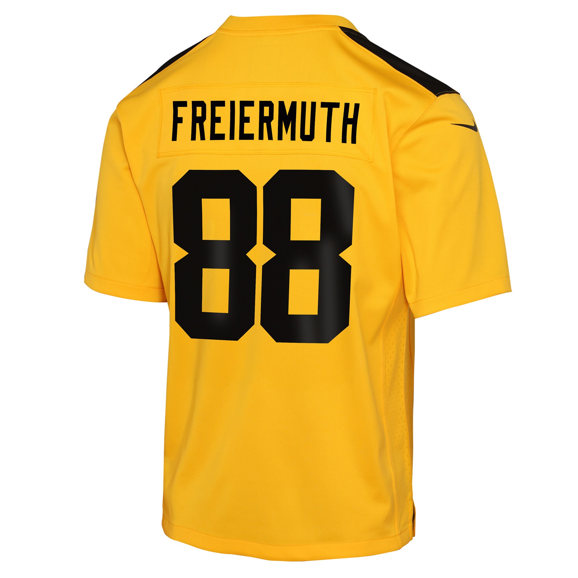 Pat Freiermuth Pittsburgh Steelers Nike Youth Alternate 1933 Throwback Game Jersey – Gold Clowdercats
