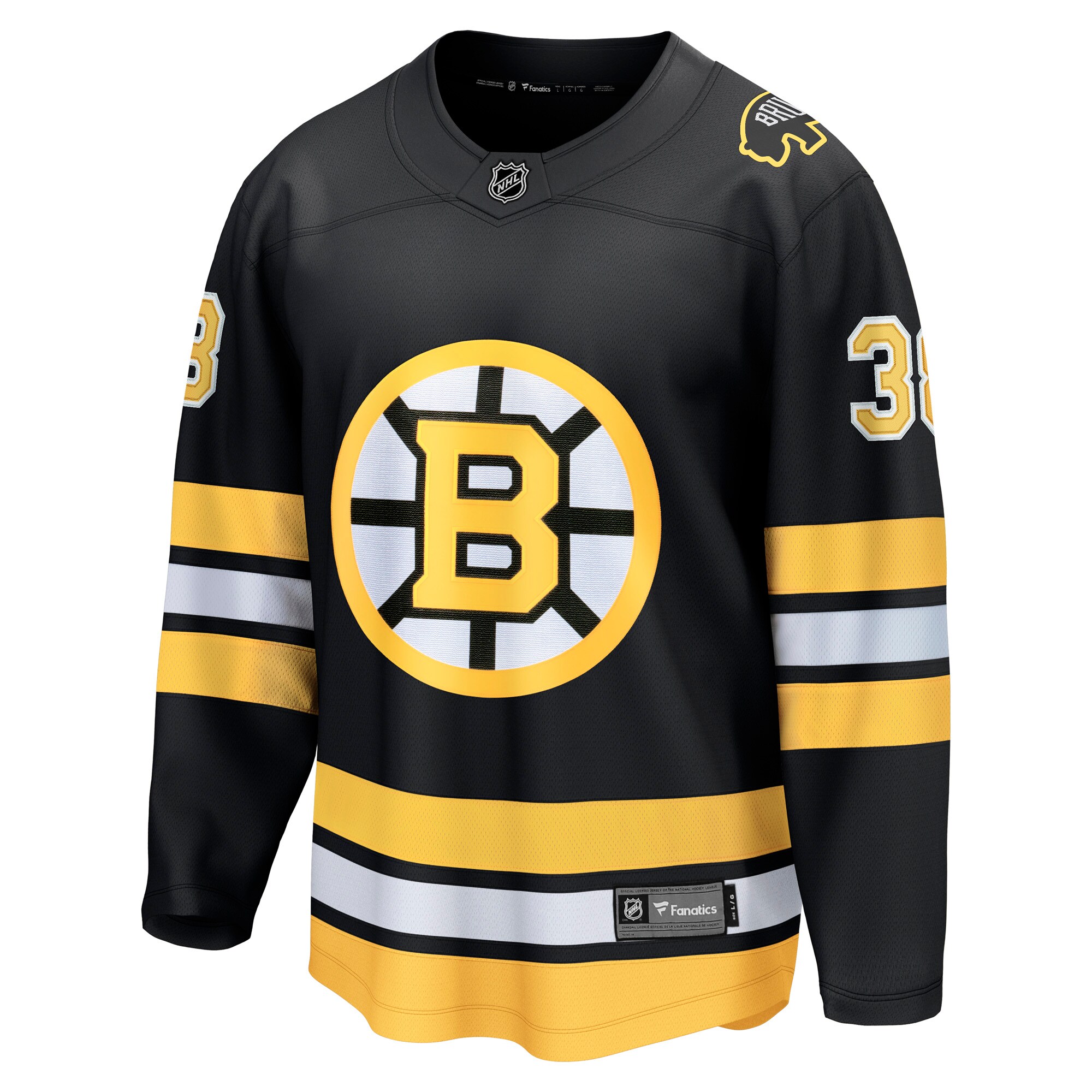 Patrick Brown Boston Bruins Fanatics Home Breakaway Player Jersey – Black Clowdercats