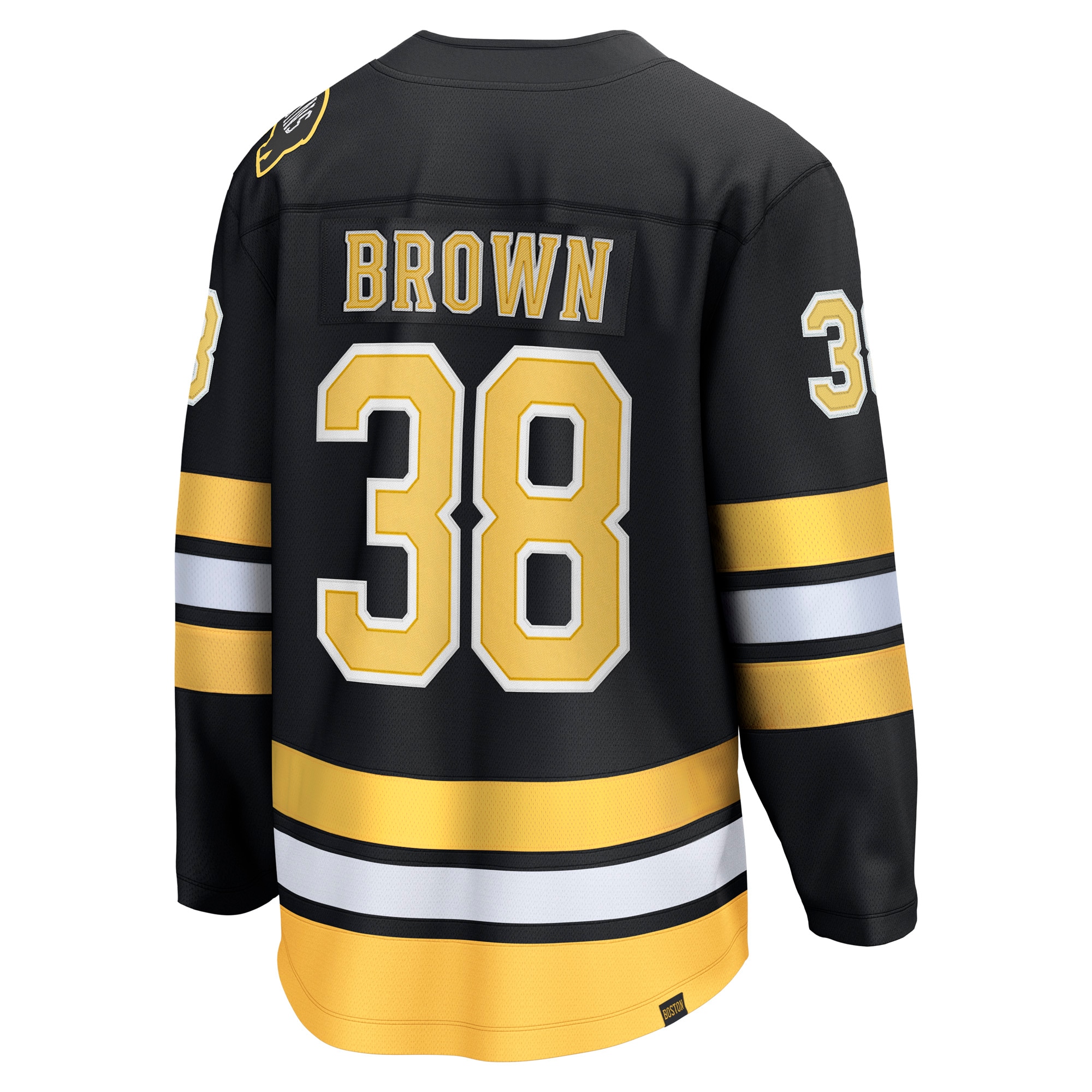 Patrick Brown Boston Bruins Fanatics Home Breakaway Player Jersey – Black Clowdercats