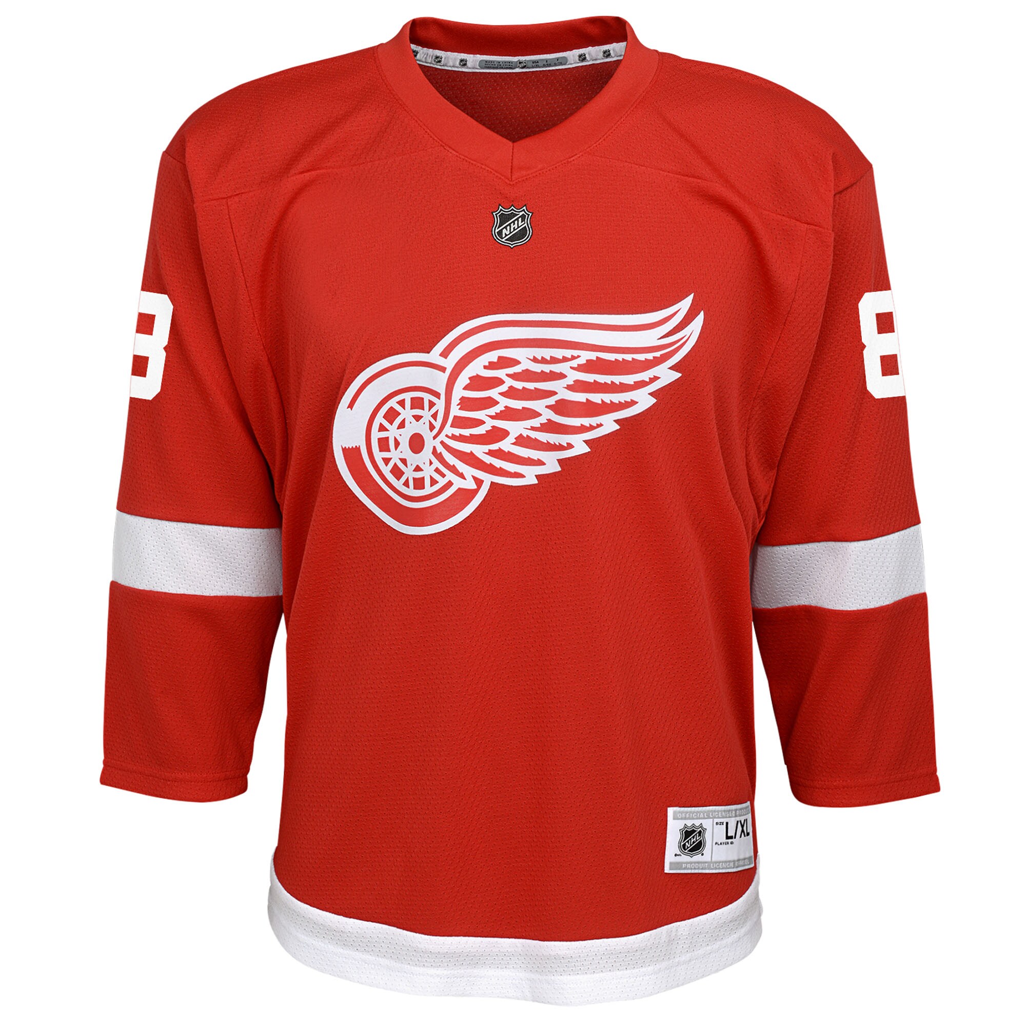 Patrick Kane Detroit Red Wings Youth Home Replica Player Jersey – Red Clowdercats