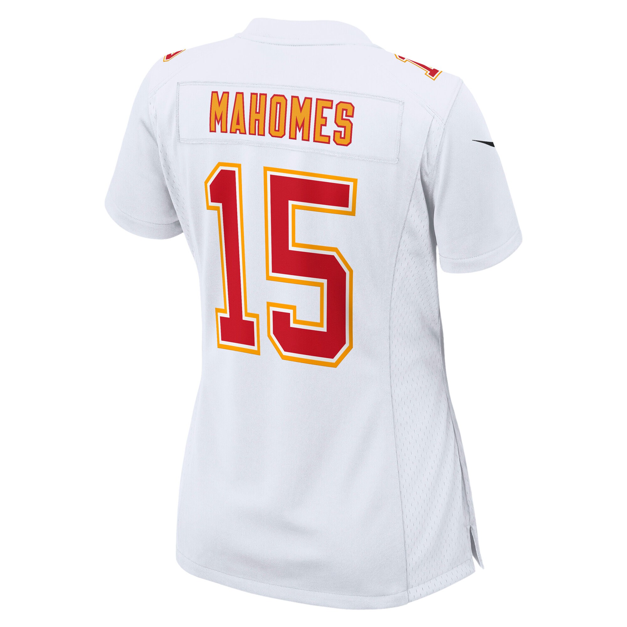 Patrick Mahomes Kansas City Chiefs Nike Women’s Super Bowl LIX Fashion Game Jersey – Tundra White Clowdercats