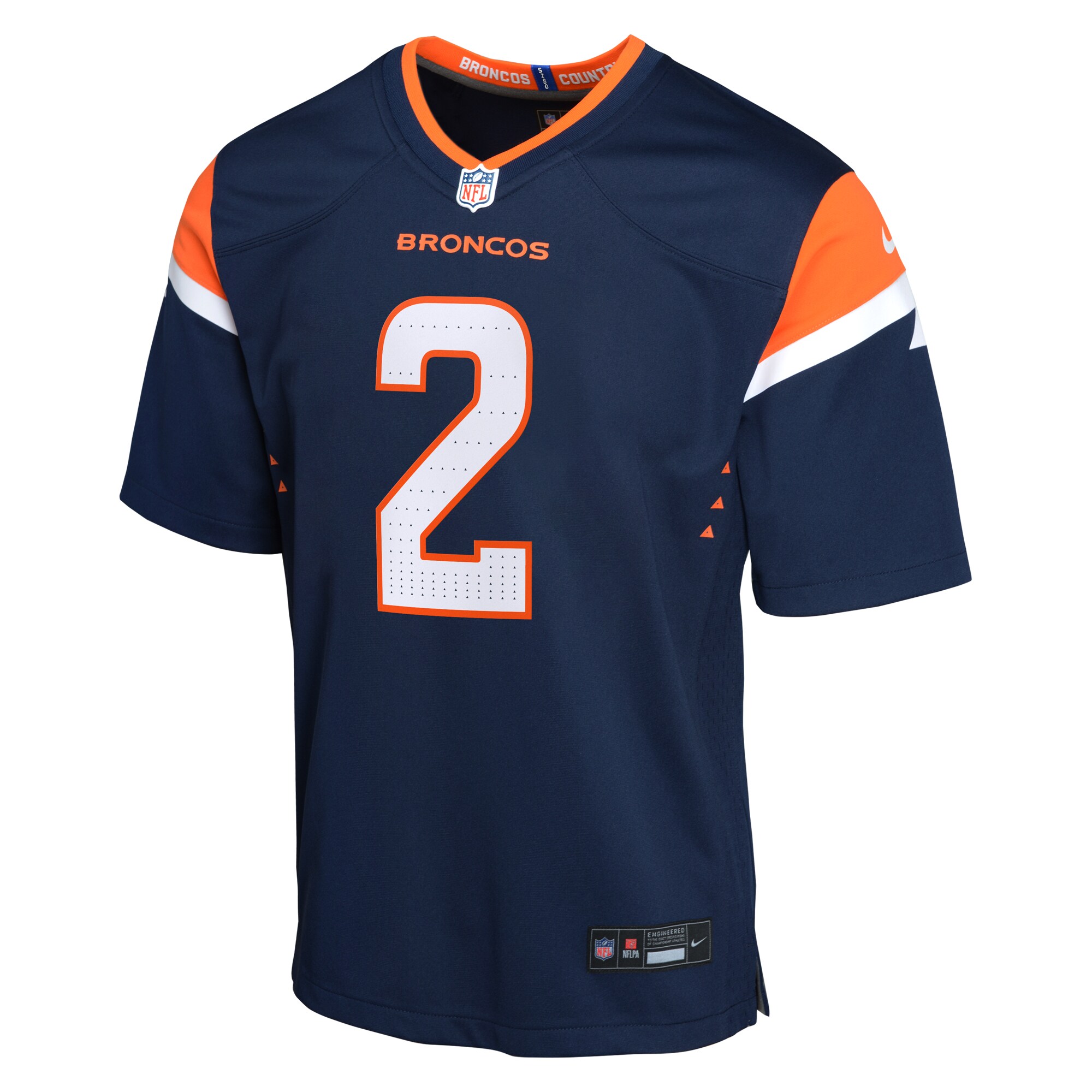 Patrick Surtain II Denver Broncos Nike Youth Game Jersey – Navy Clowdercats