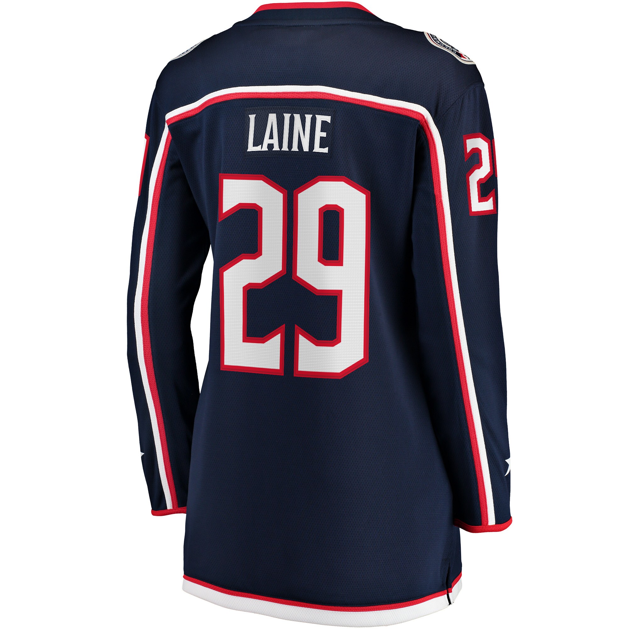 Patrik Laine Columbus Blue Jackets Fanatics Women’s Home Breakaway Jersey – Navy Clowdercats