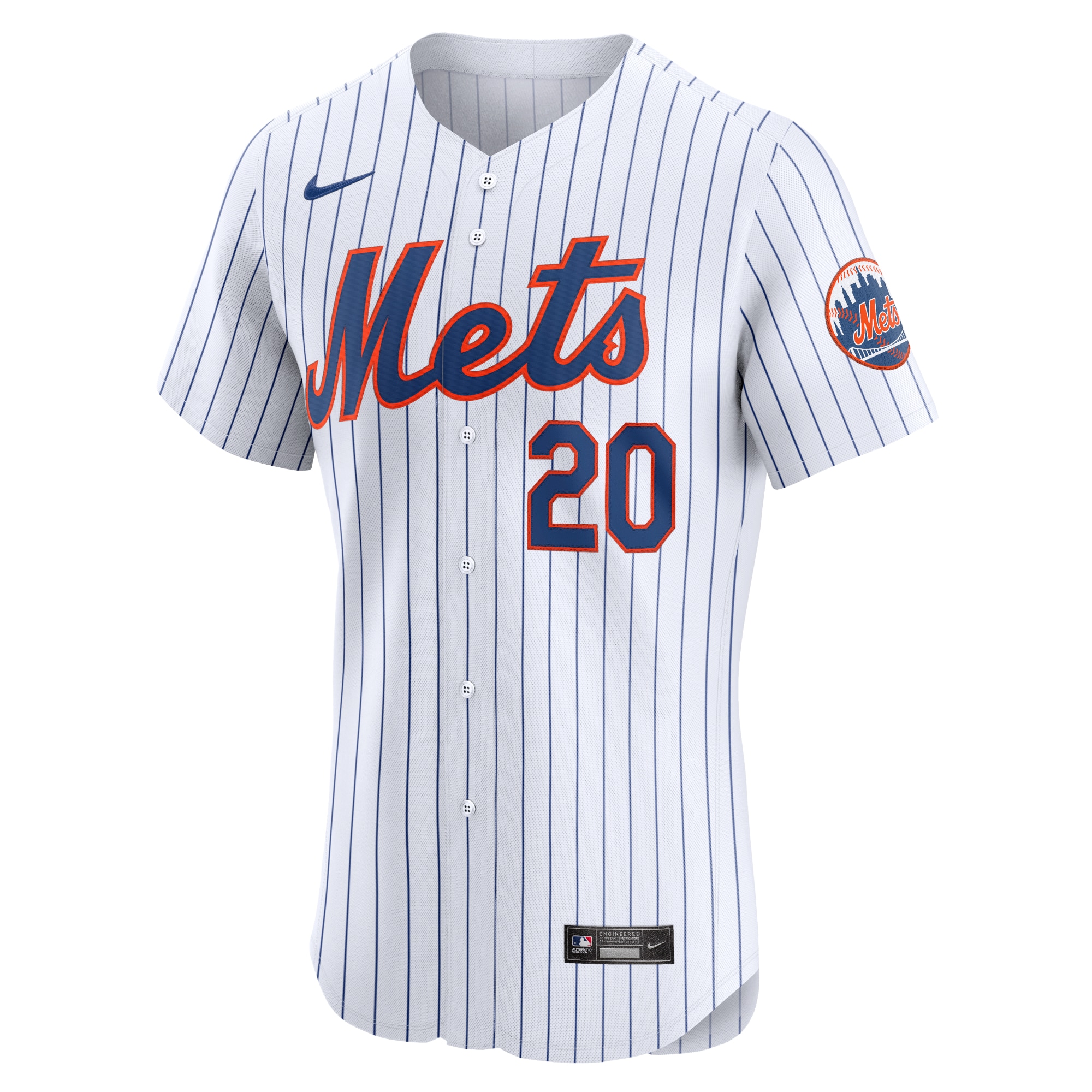 Pete Alonso New York Mets Nike Home Elite Jersey – White