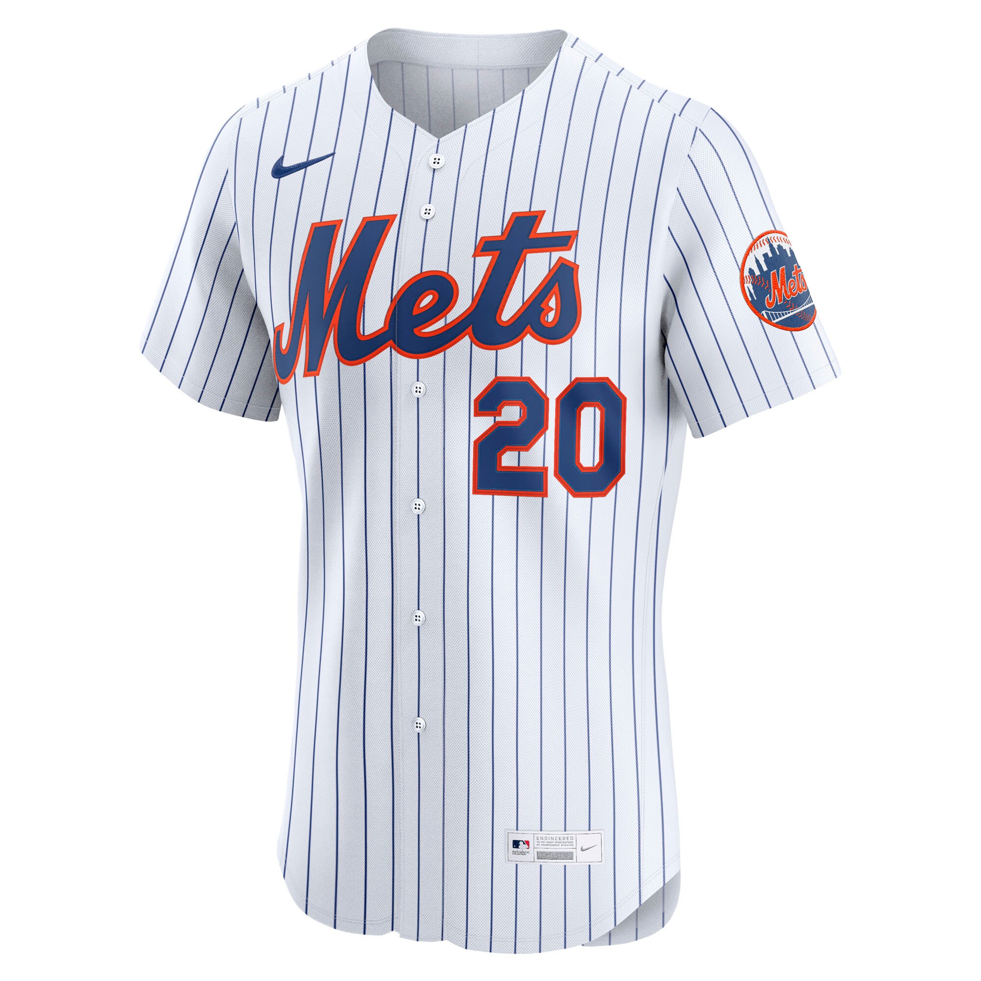 Pete Alonso New York Mets Nike Home Elite Player Jersey – White