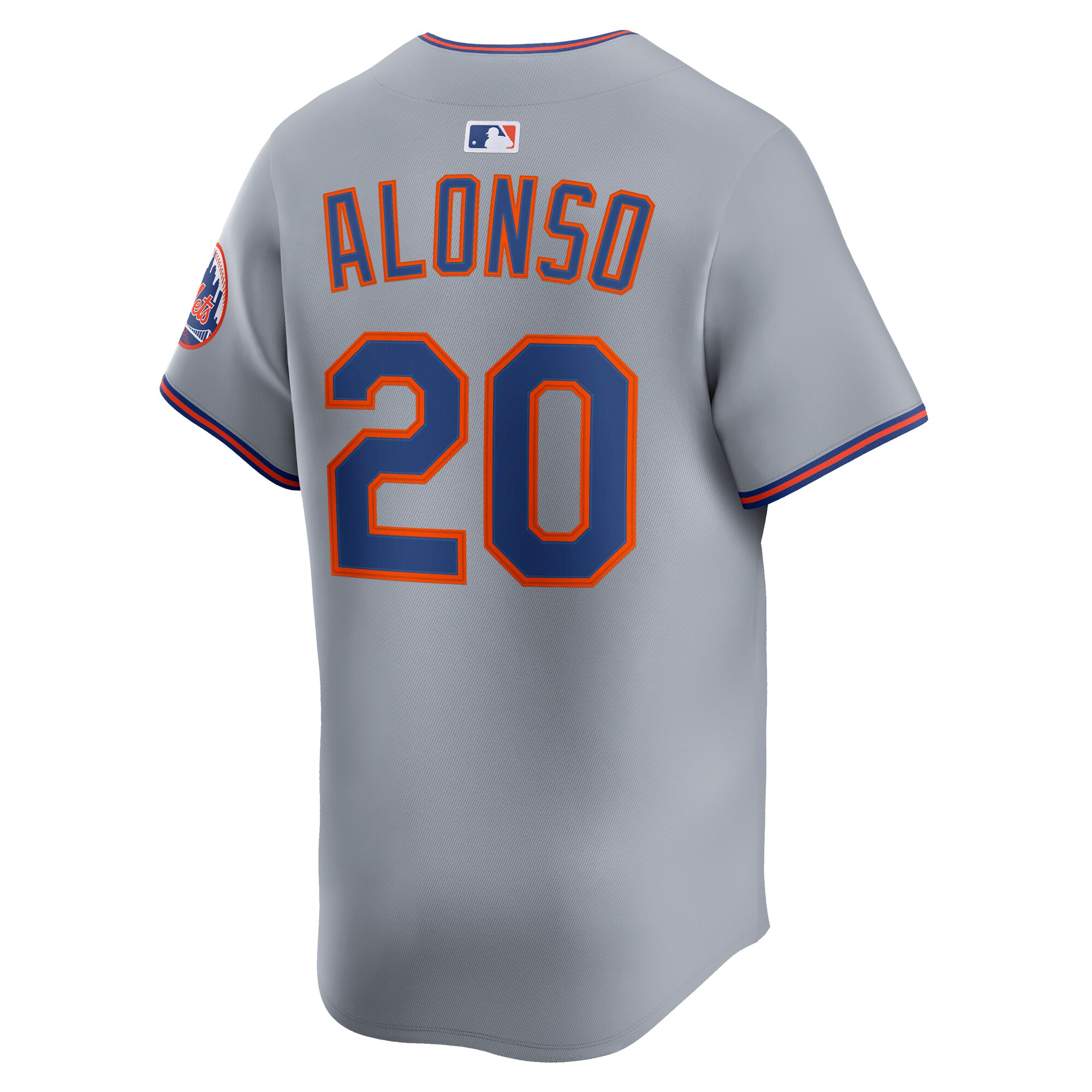 Pete Alonso New York Mets Nike Road Limited Jersey – Gray