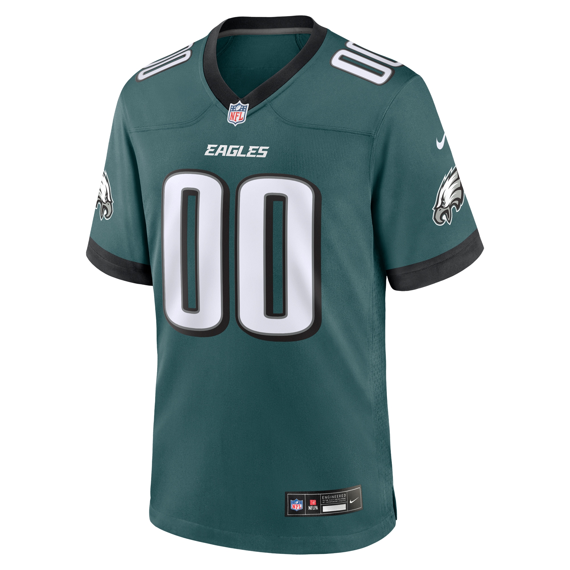 Philadelphia Eagles Nike Custom Game Jersey – Midnight Green Clowdercats