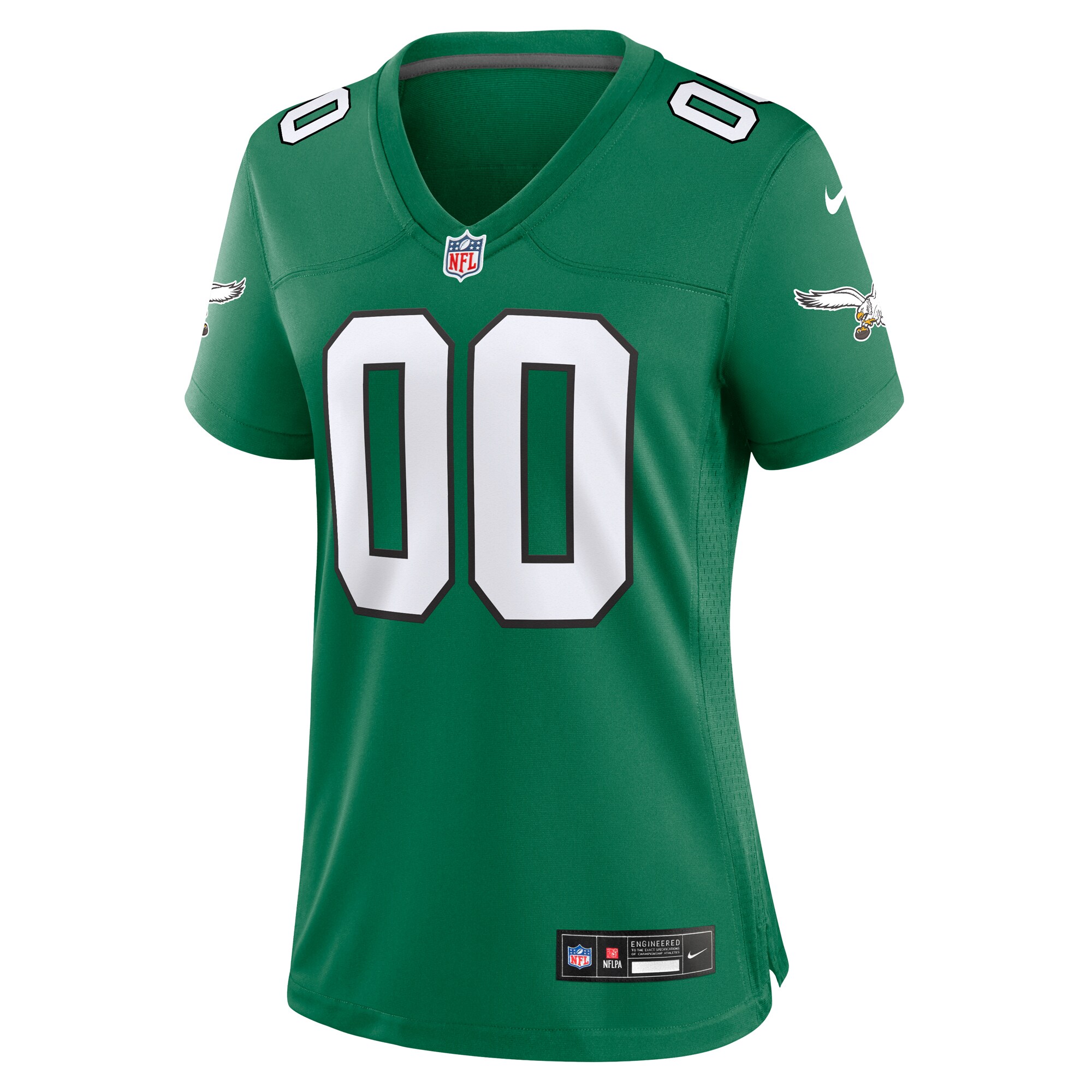 Philadelphia Eagles Nike Women’s Alternate Custom Game Jersey – Kelly Green Clowdercats