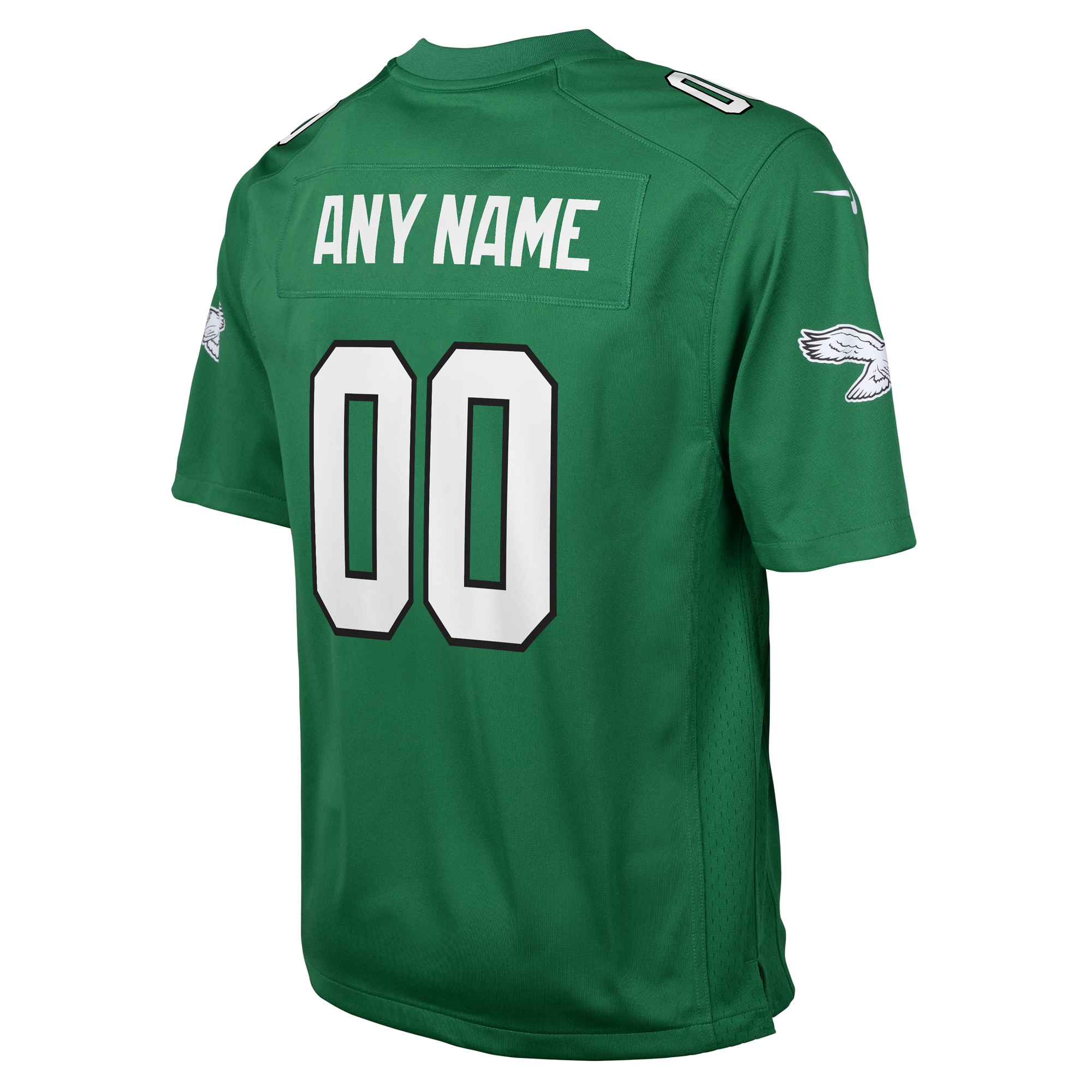 Philadelphia Eagles Nike Youth Alternate Custom Game Jersey – Kelly Green Clowdercats