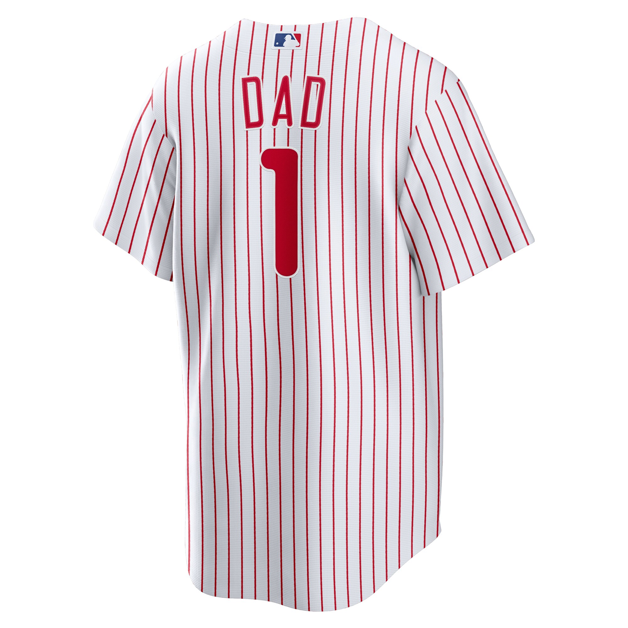 Philadelphia Phillies Nike #1 Dad Home Replica Jersey – White