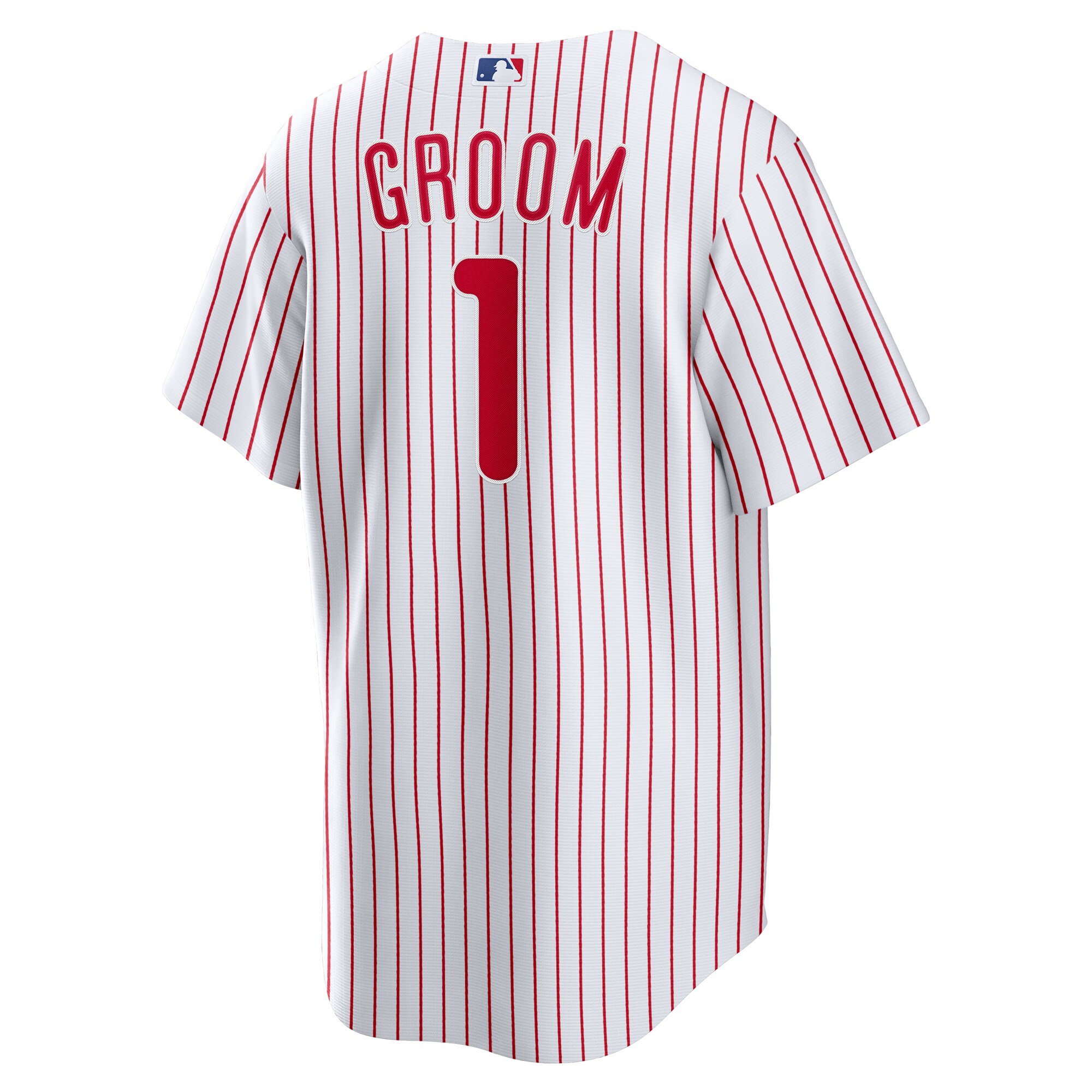 Philadelphia Phillies Nike #1 Groom Home Replica Jersey – White