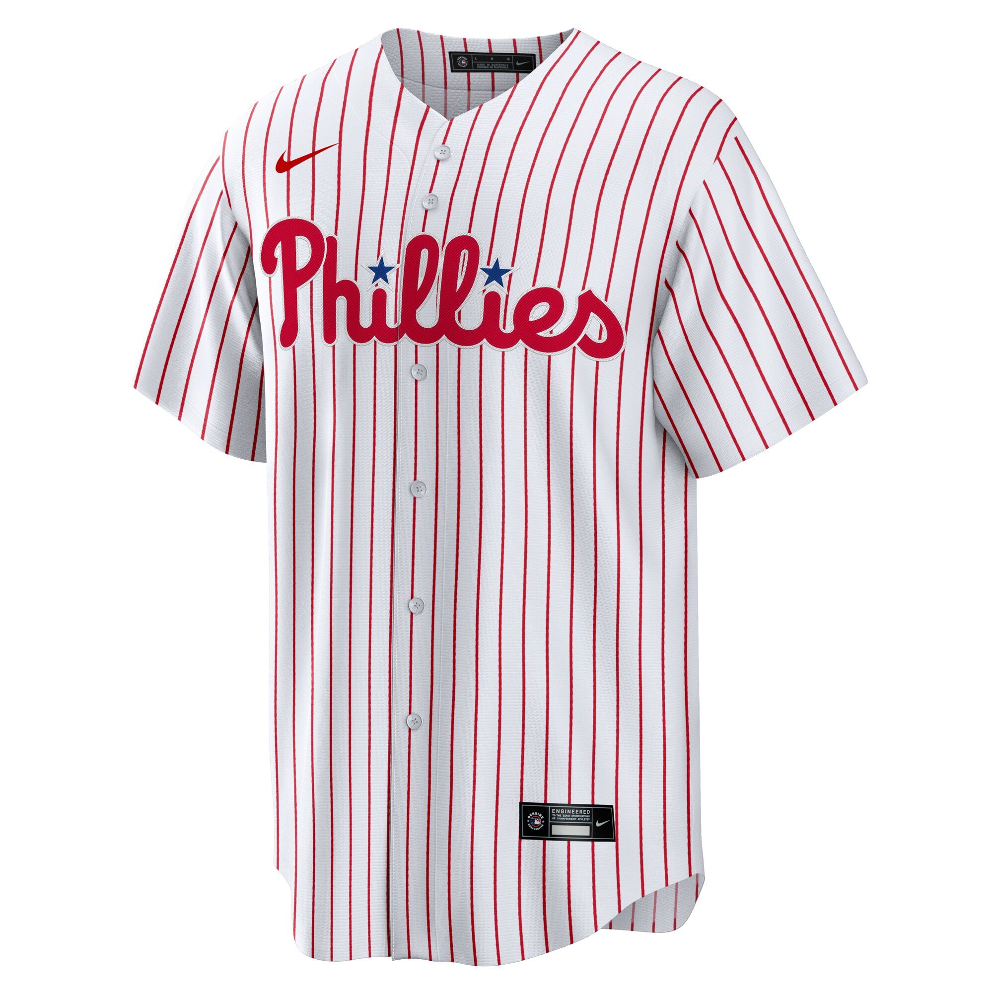 Philadelphia Phillies Nike #1 Groom Home Replica Jersey – White