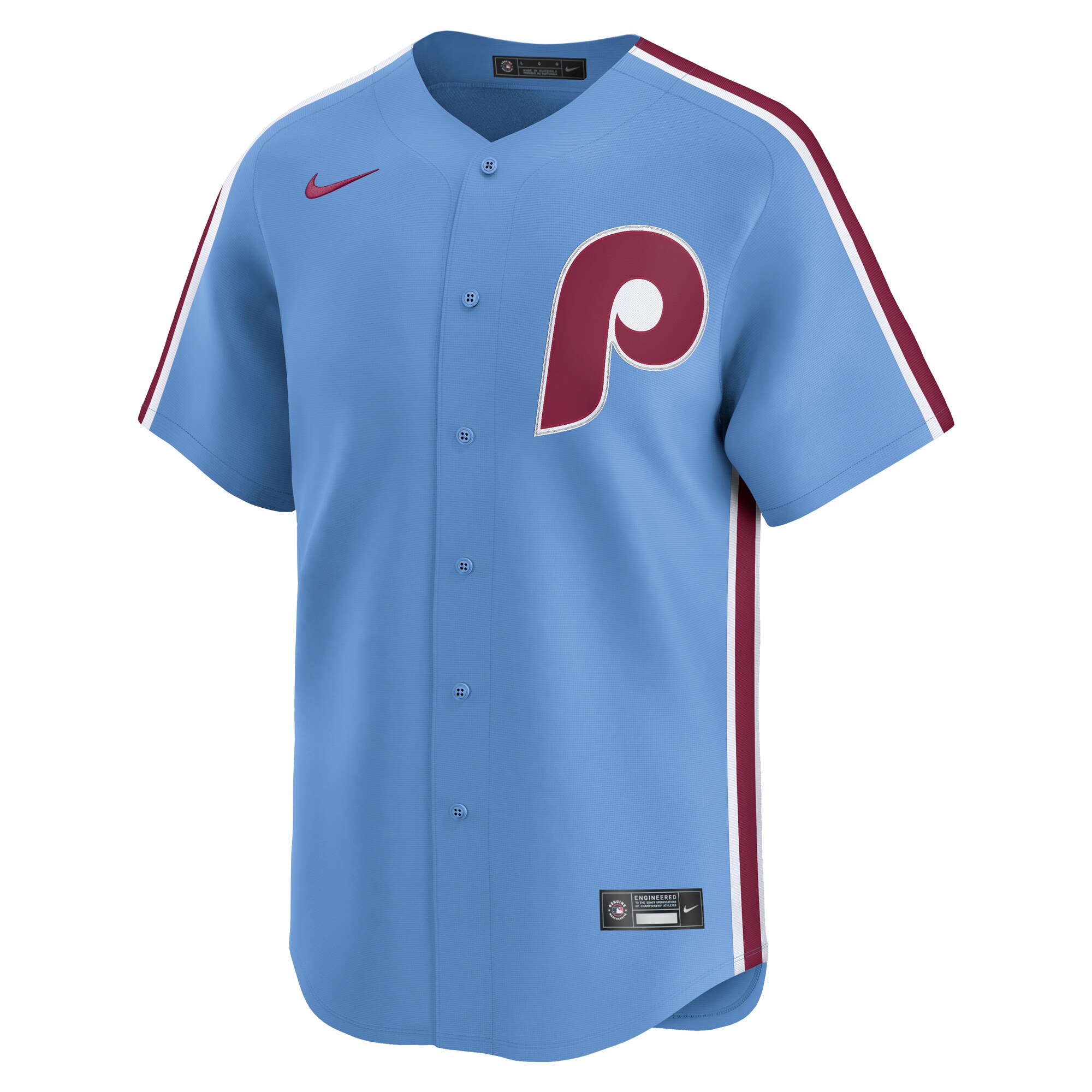 Philadelphia Phillies Nike Alternate Limited Jersey – Light Blue