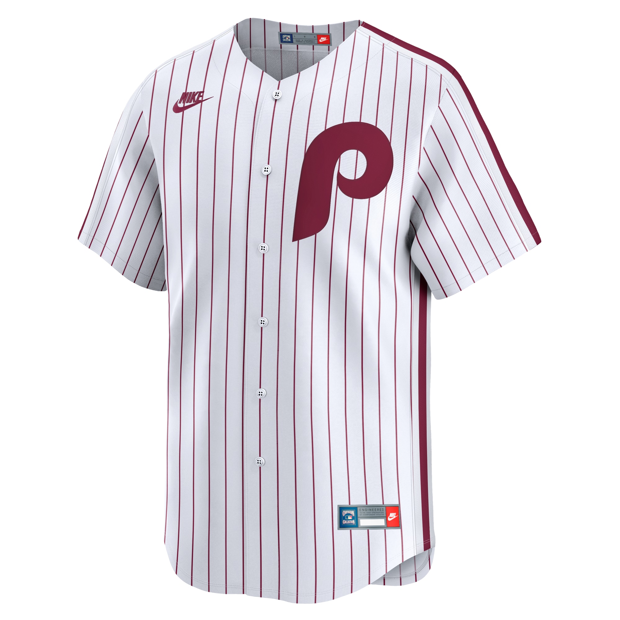 Philadelphia Phillies Nike Throwback Cooperstown Collection Limited Jersey – White