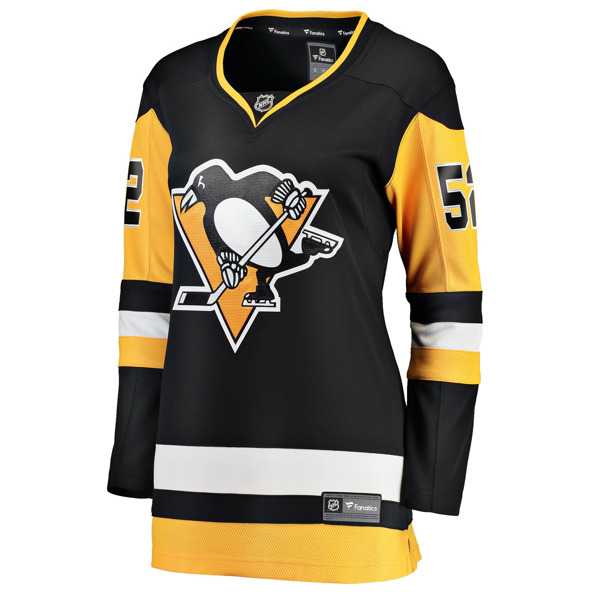 Philip Kemp Pittsburgh Penguins Fanatics Women’s Home Breakaway Jersey – Black Clowdercats