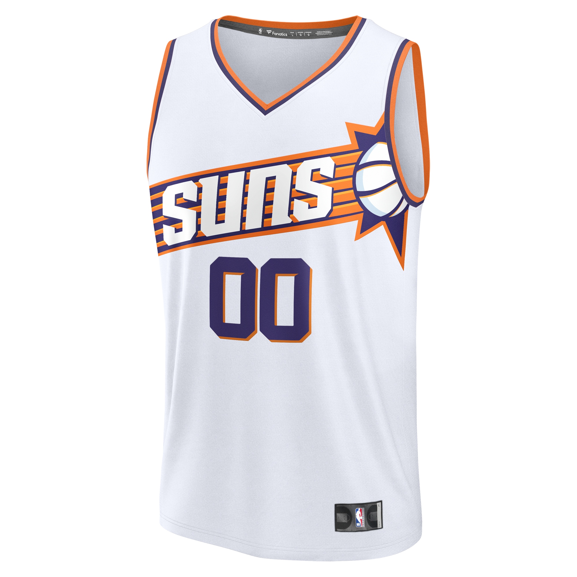 Phoenix Suns Fanatics Youth Fast Break Custom Replica Jersey – White – Association Edition Clowdercats