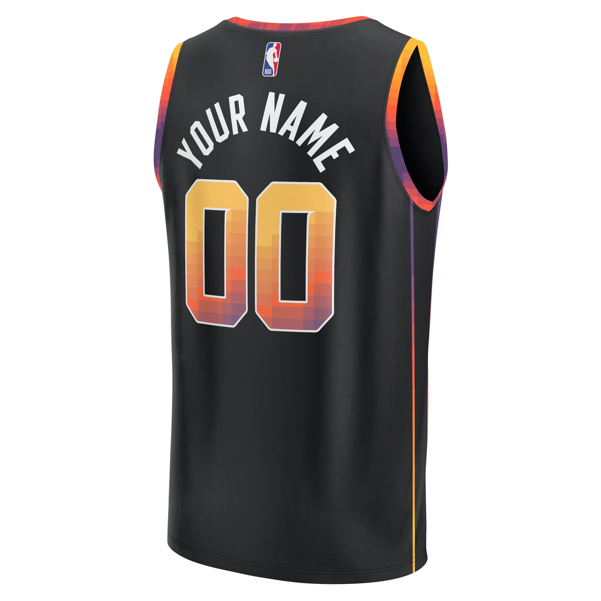 Phoenix Suns Fanatics Youth Fast Break Replica Custom Jersey – Statement Edition – Black Clowdercats