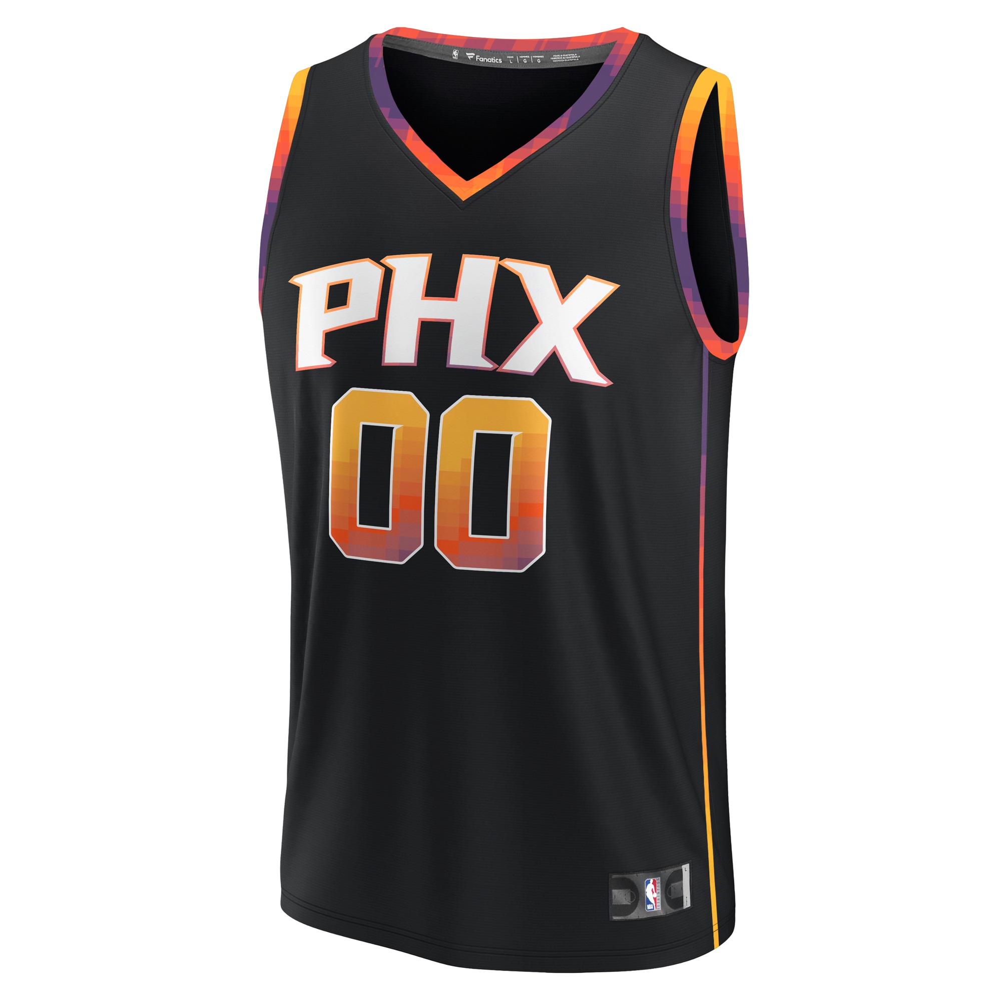 Phoenix Suns Fanatics Youth Fast Break Replica Custom Jersey – Statement Edition – Black Clowdercats