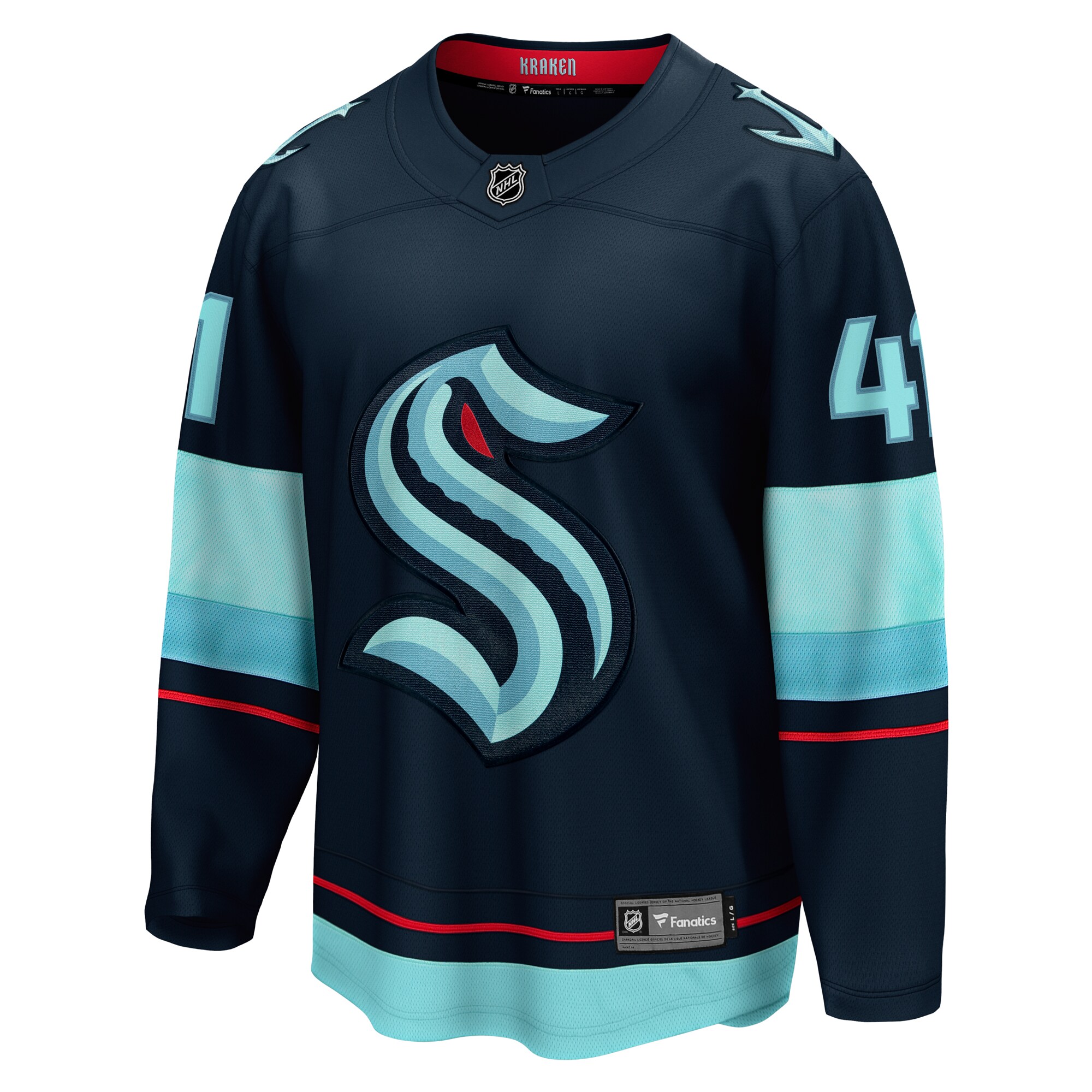 Pierre-Edouard Bellemare Seattle Kraken Fanatics Home Breakaway Player Jersey – Deep Sea Blue Clowdercats