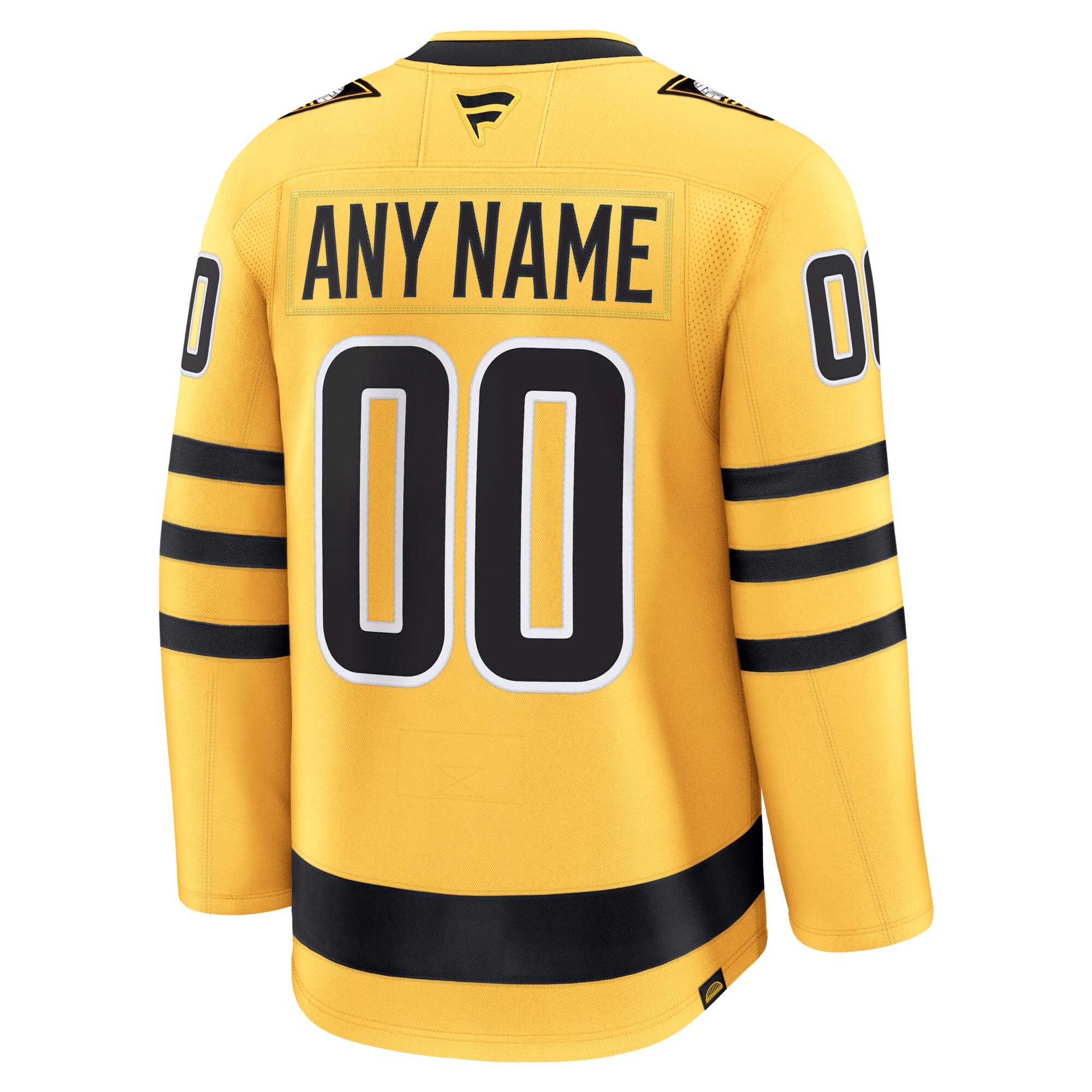 Pittsburgh Penguins Fanatics Alternate Premium Custom Jersey – Gold Clowdercats