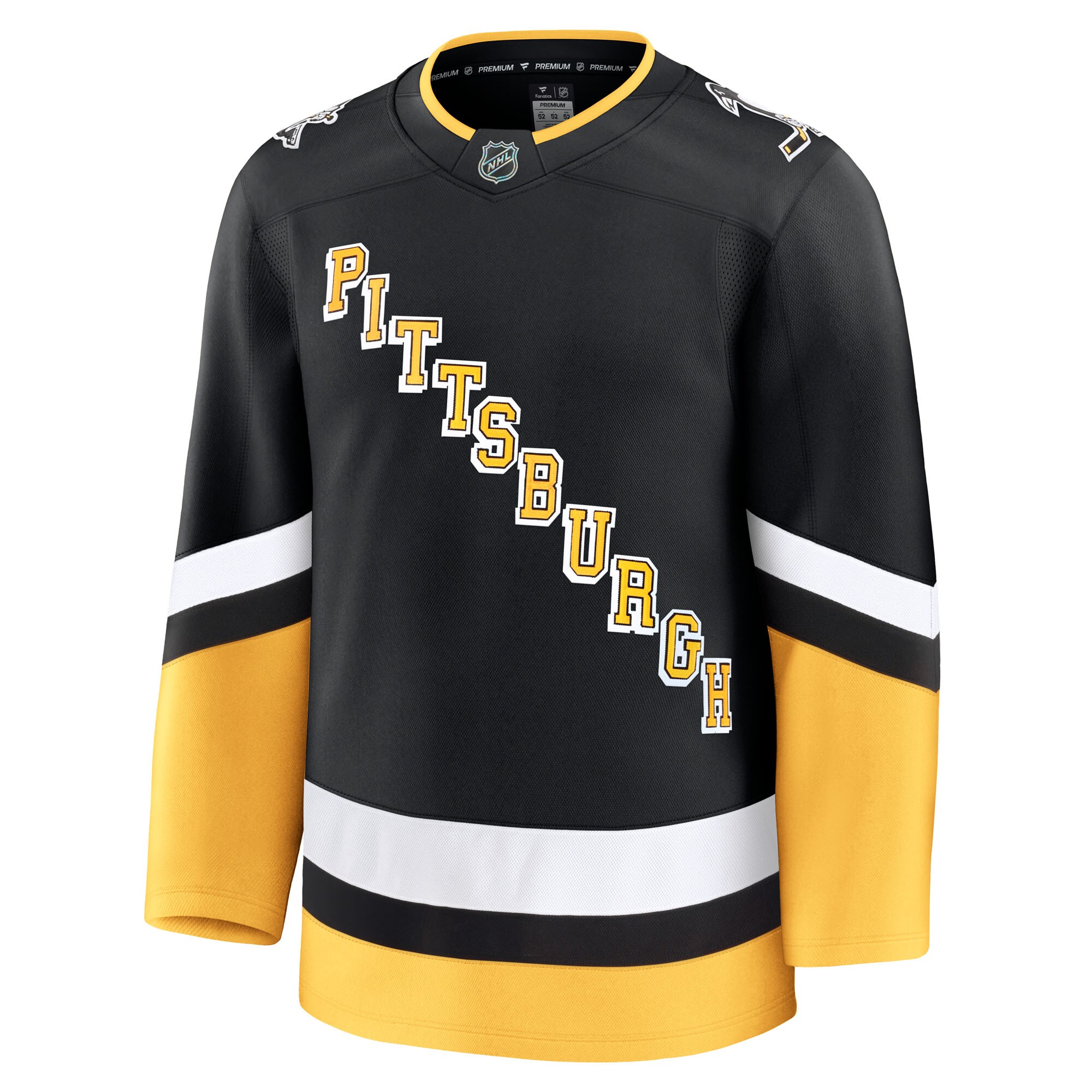 Pittsburgh Penguins Fanatics Alternate Premium Jersey – Black Clowdercats