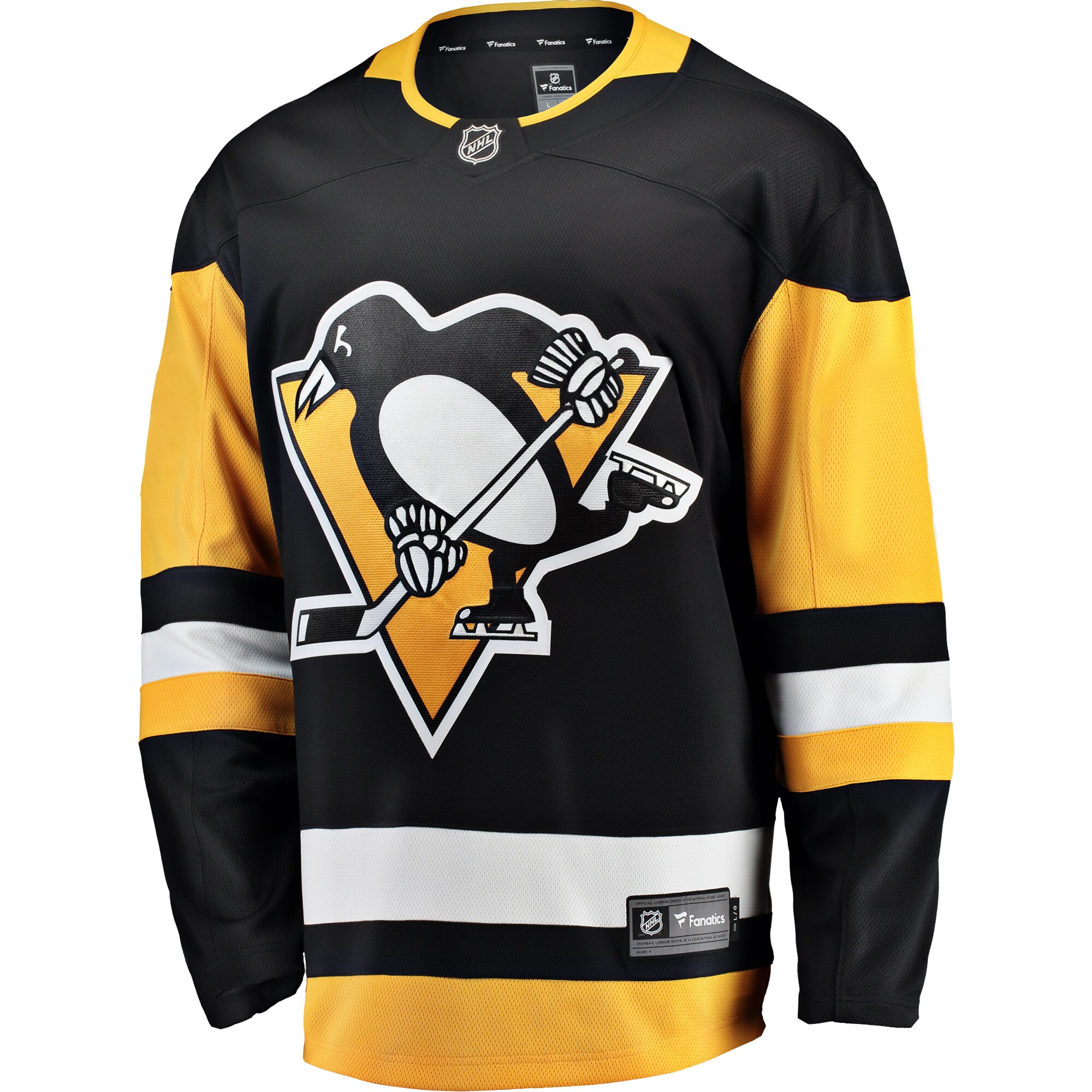 Pittsburgh Penguins Fanatics Breakaway Home Jersey – Black Clowdercats