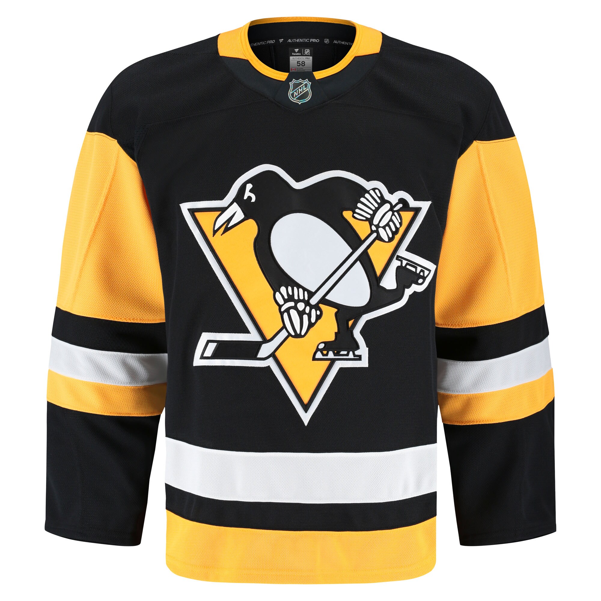 Pittsburgh Penguins Fanatics Home Authentic Pro Jersey – Black Clowdercats