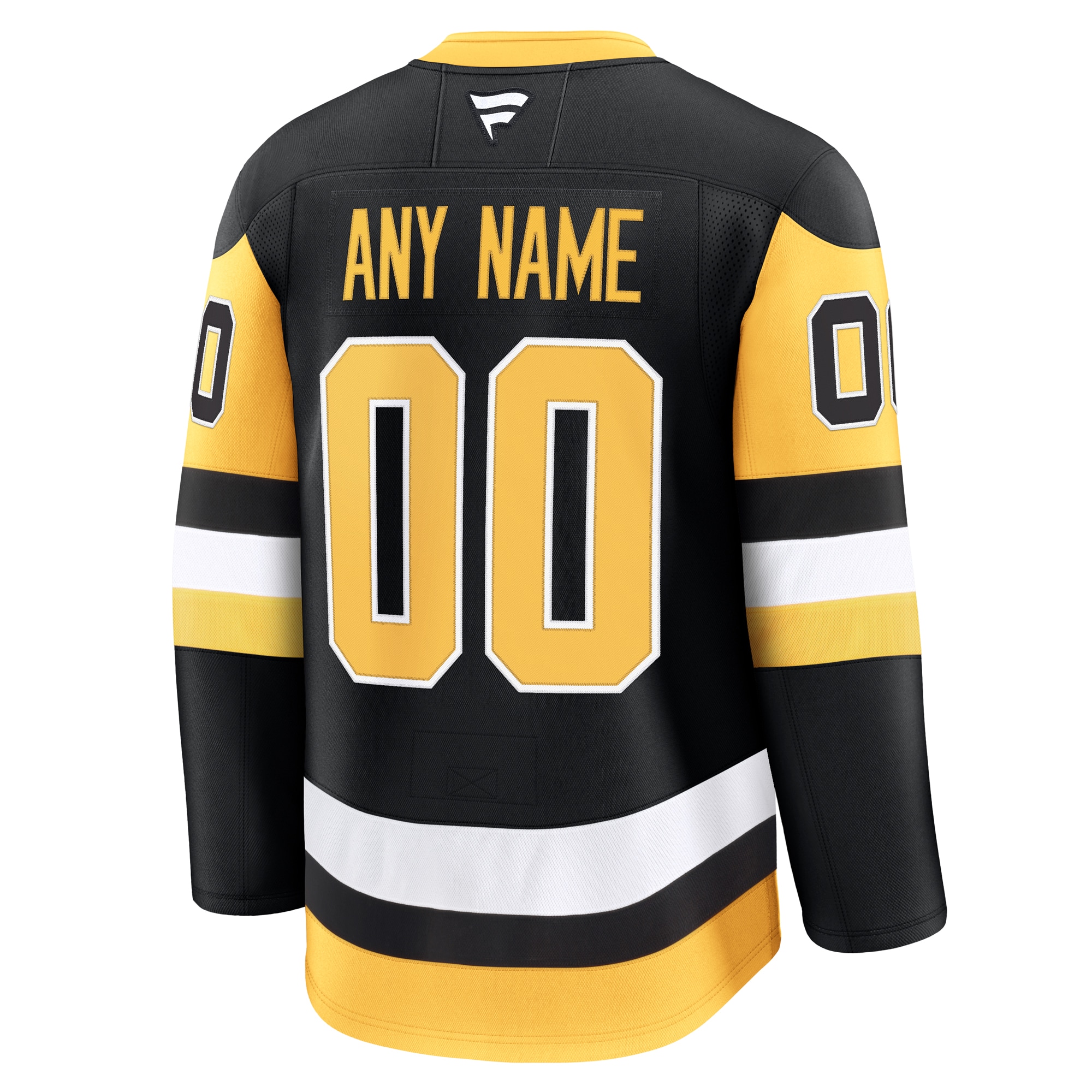 Pittsburgh Penguins Fanatics Home Premium Custom Jersey – Black Clowdercats