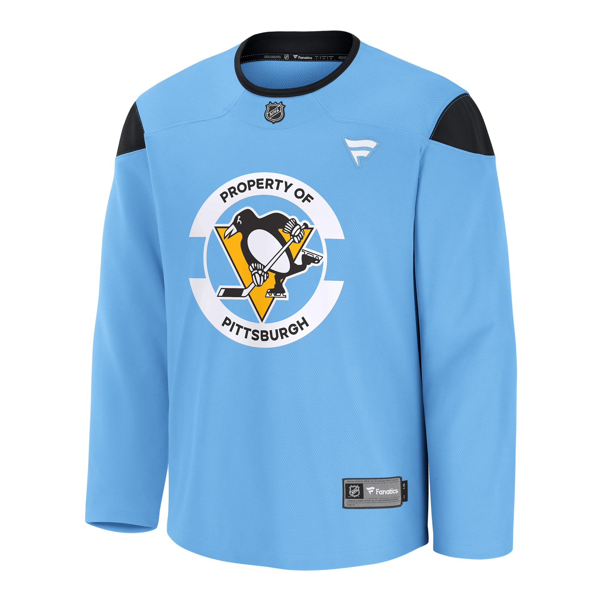 Pittsburgh Penguins Fanatics Practice Jersey – Blue Clowdercats