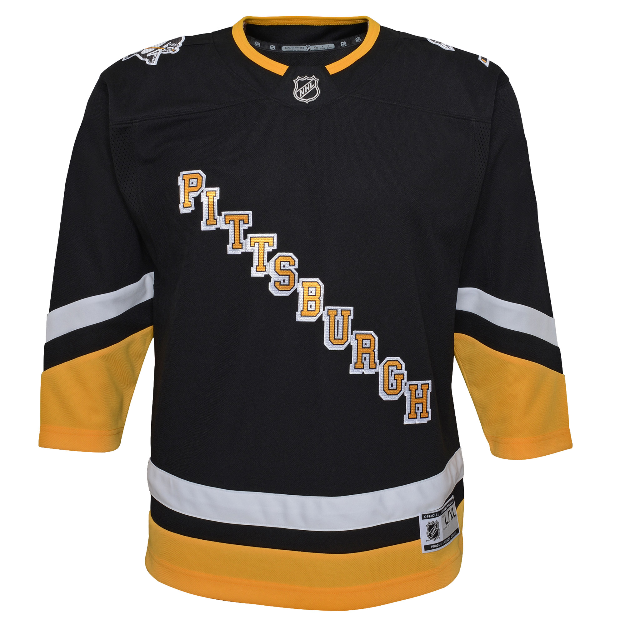 Pittsburgh Penguins Youth 2021/22 Alternate Premier Jersey – Black Clowdercats